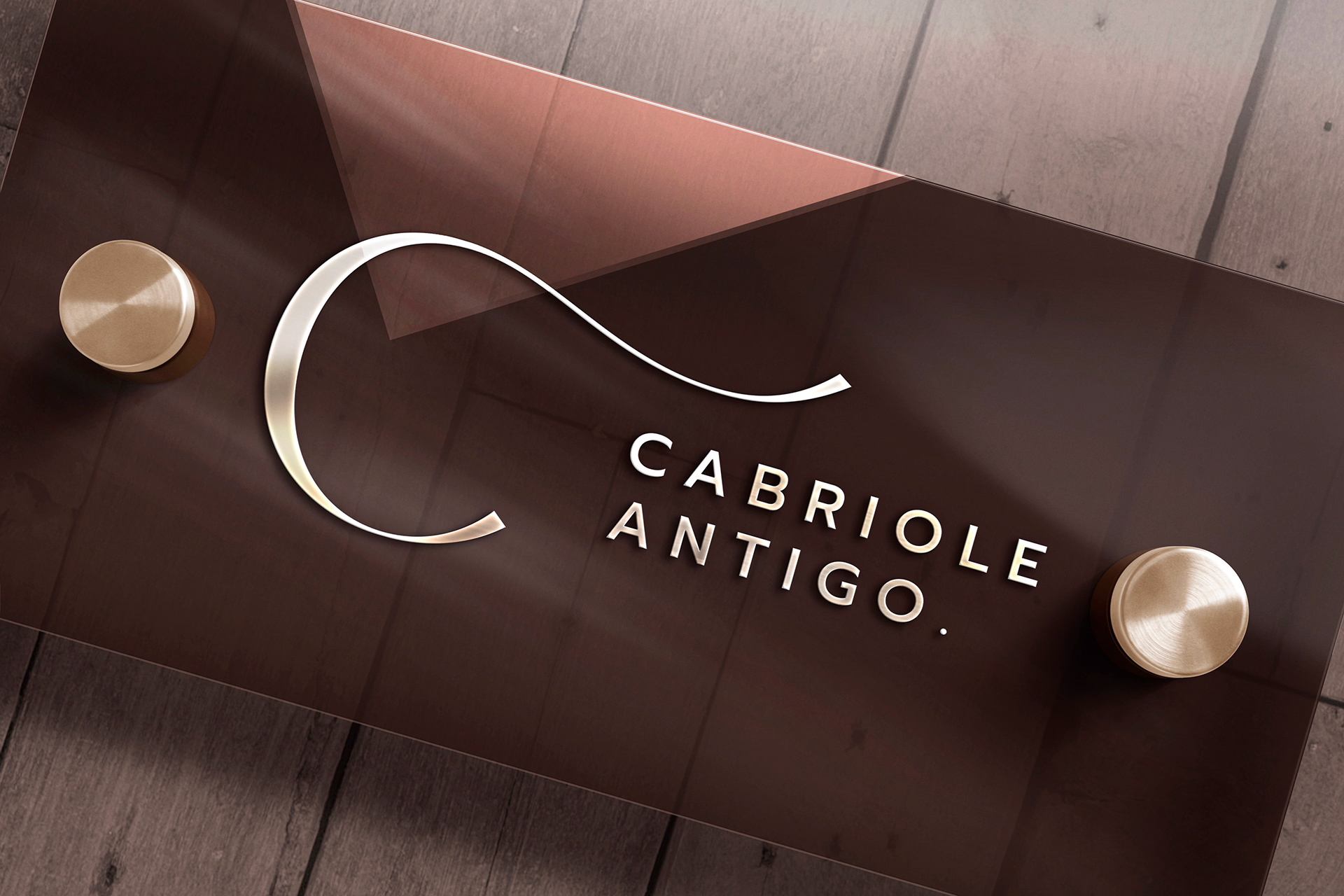 acrylic logo display
