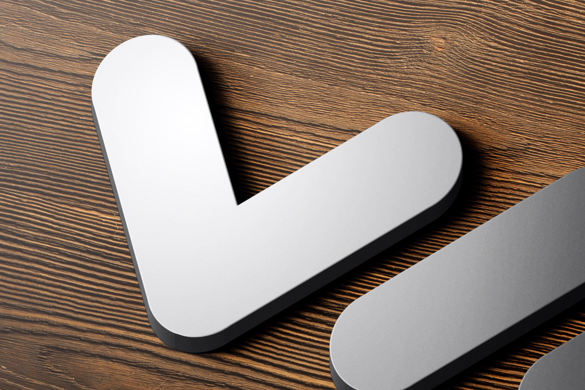 3D logo mockup