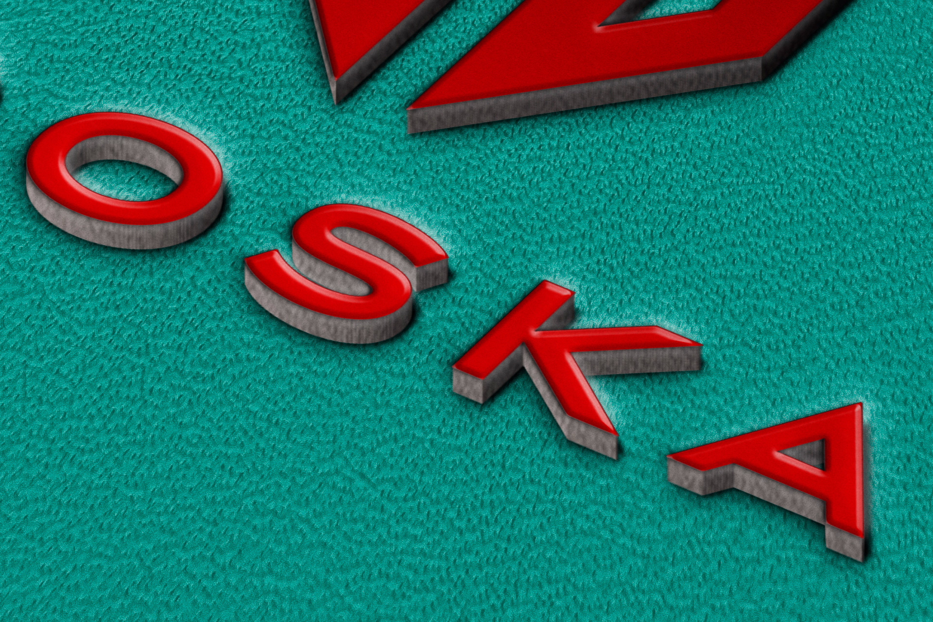 3D logo mockup