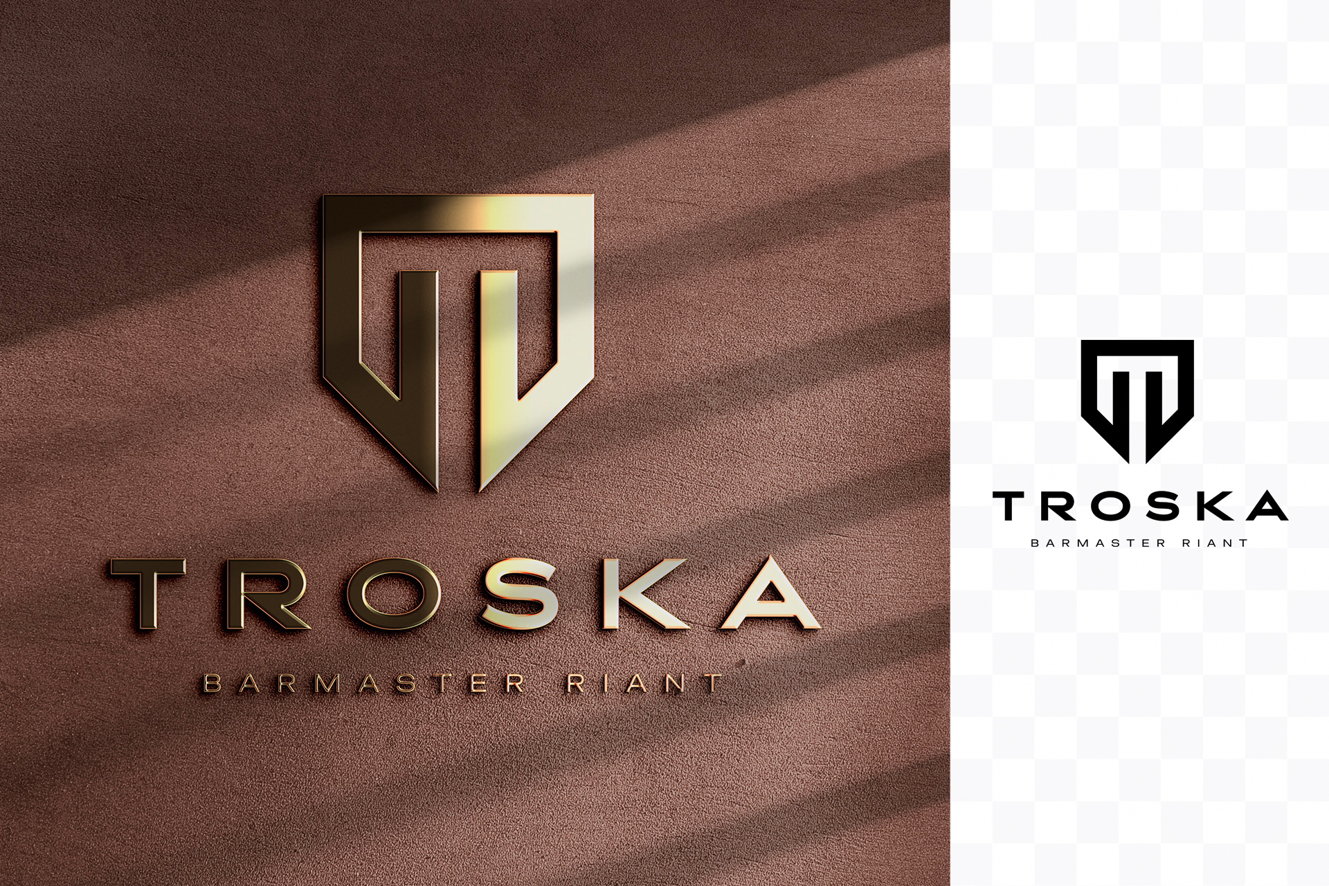 bar branding mockup