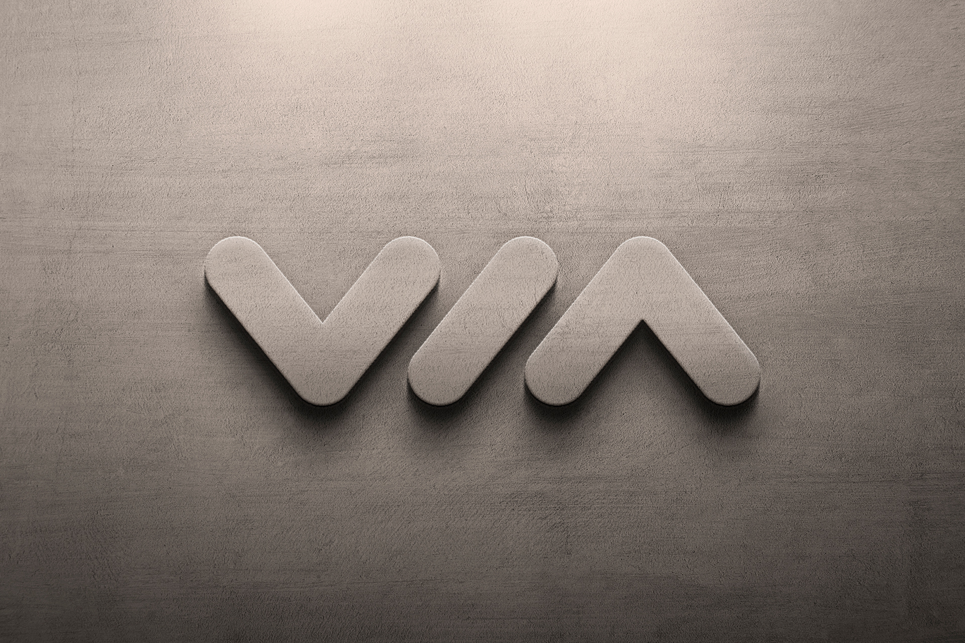 3D Logo Mockup on Concrete Wall Texture