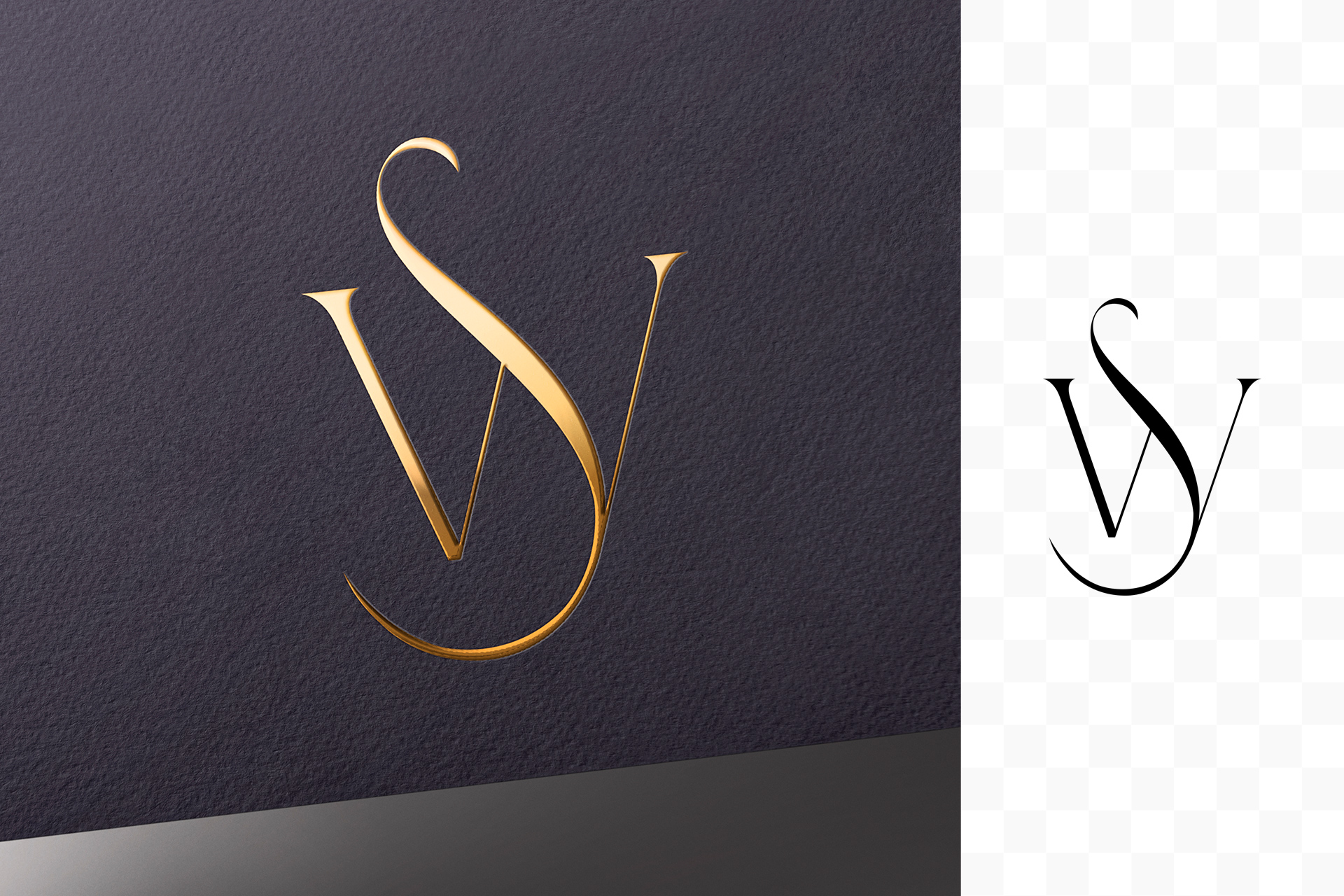 classic logo design PSD
