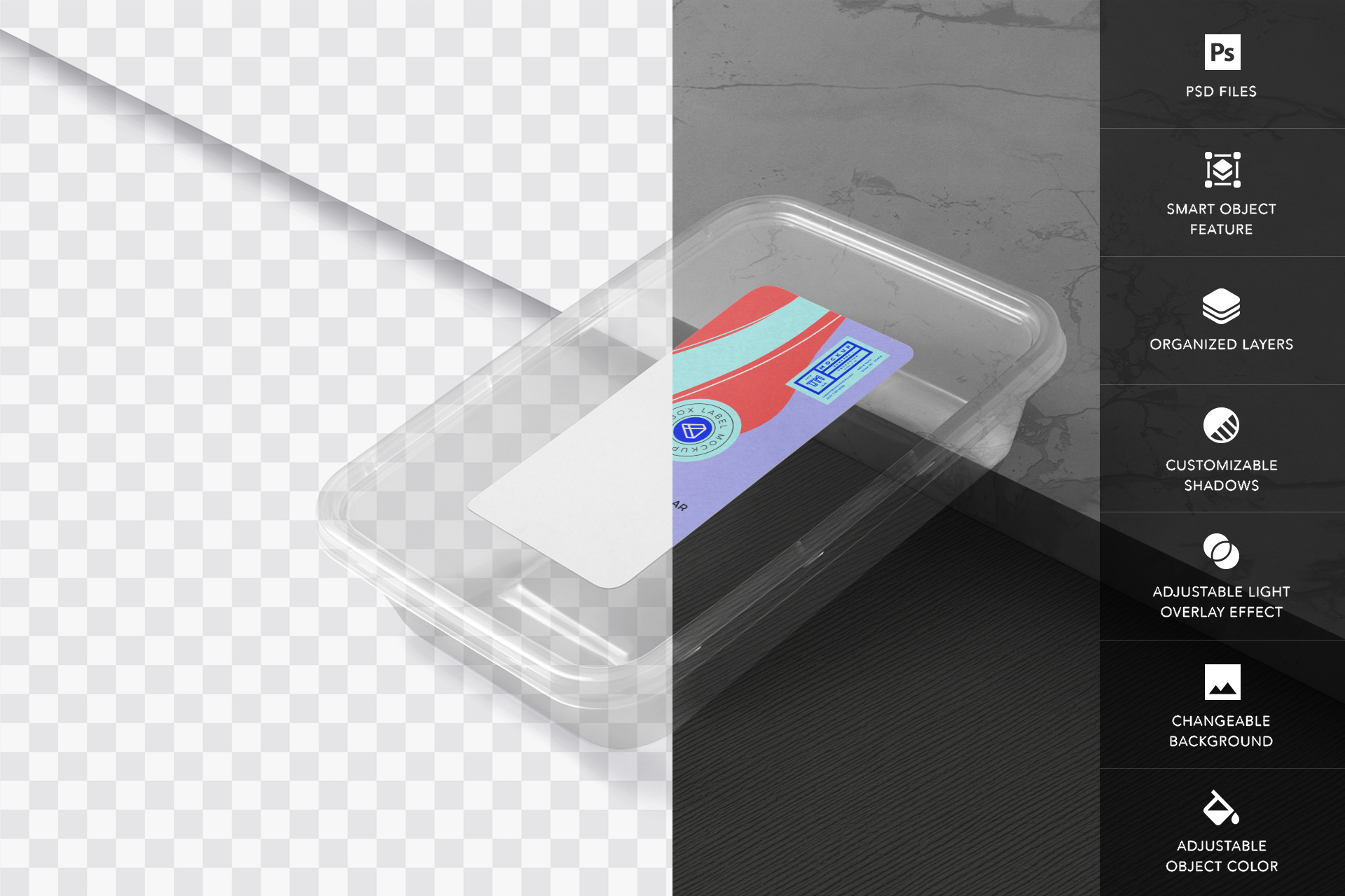 custom box label design