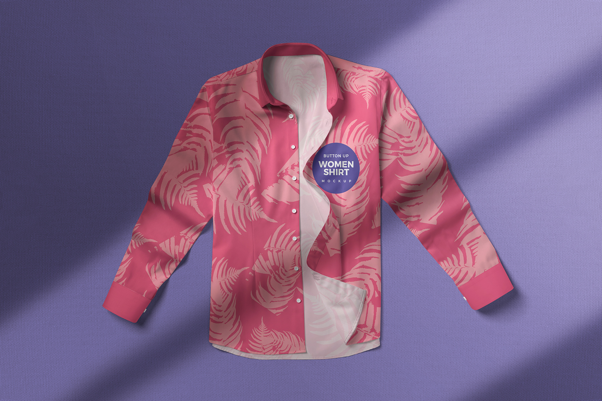 Free Women’s Button-Up Shirt Mockup for Branding
