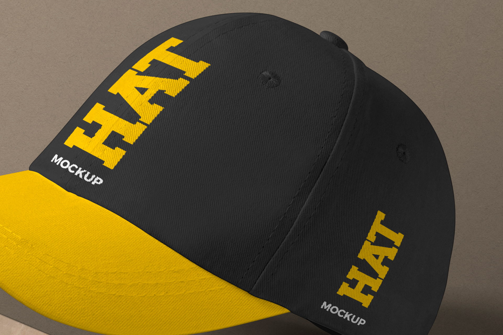 branding headwear mockup