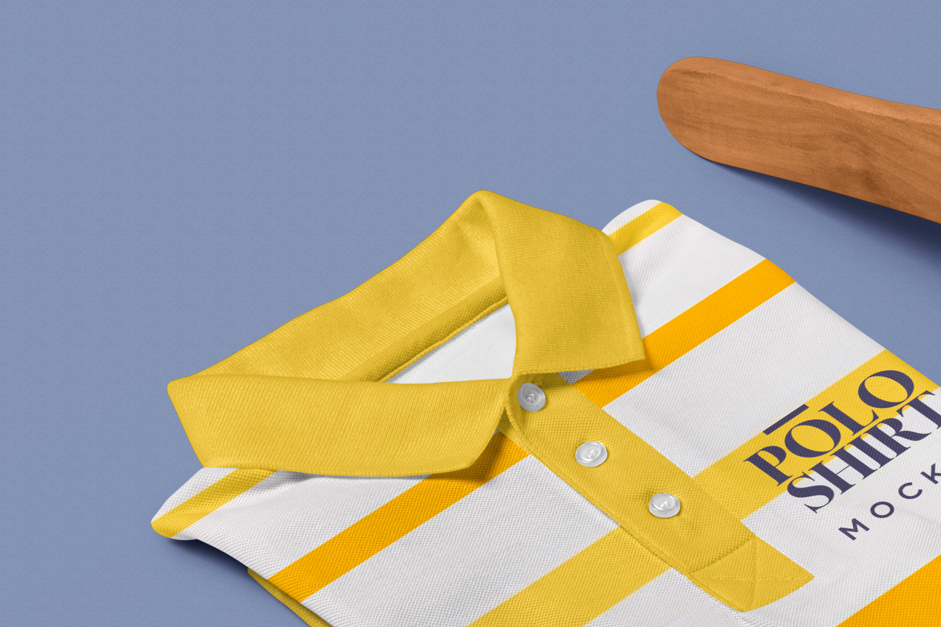 casual polo mock-up