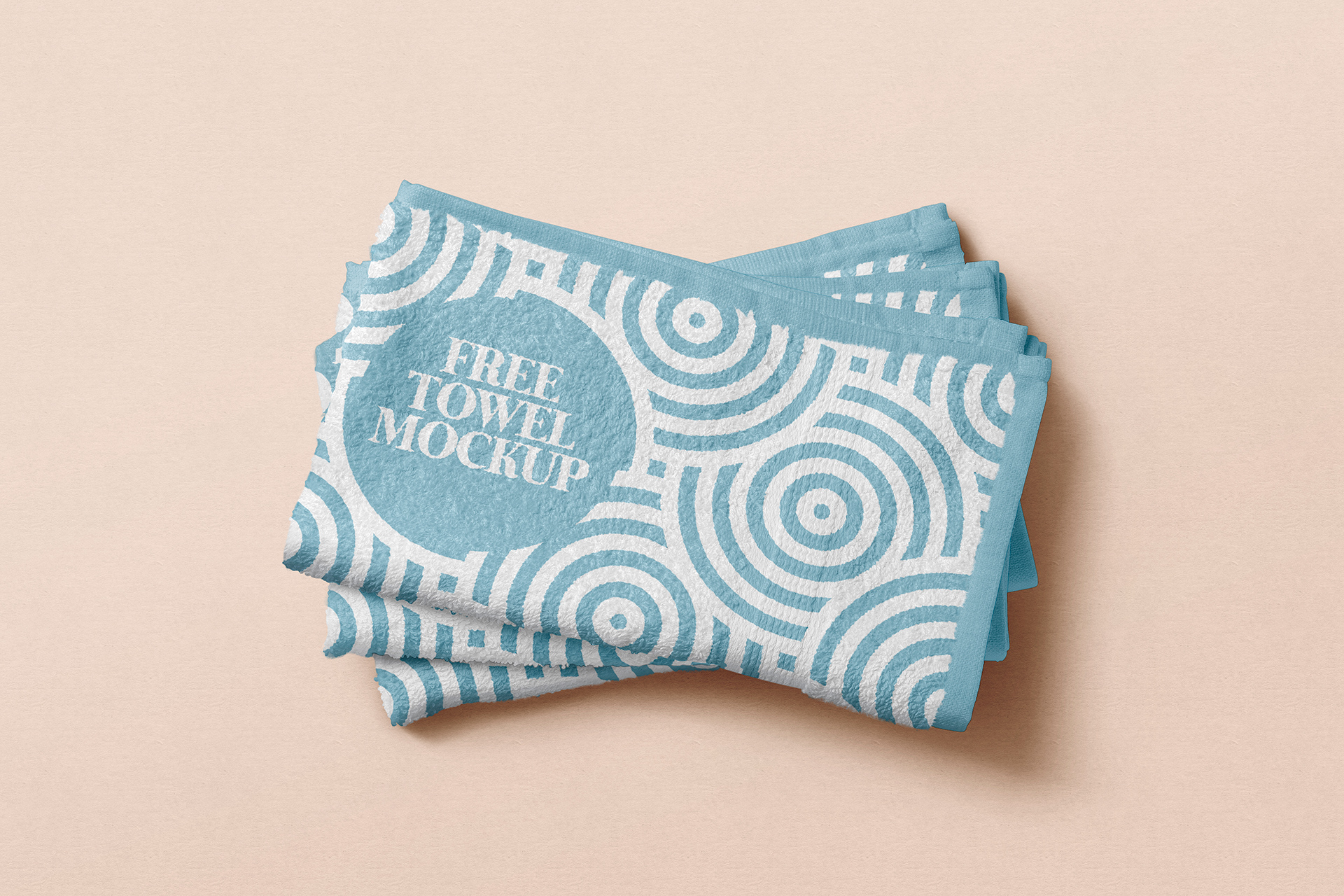 free towel mockup