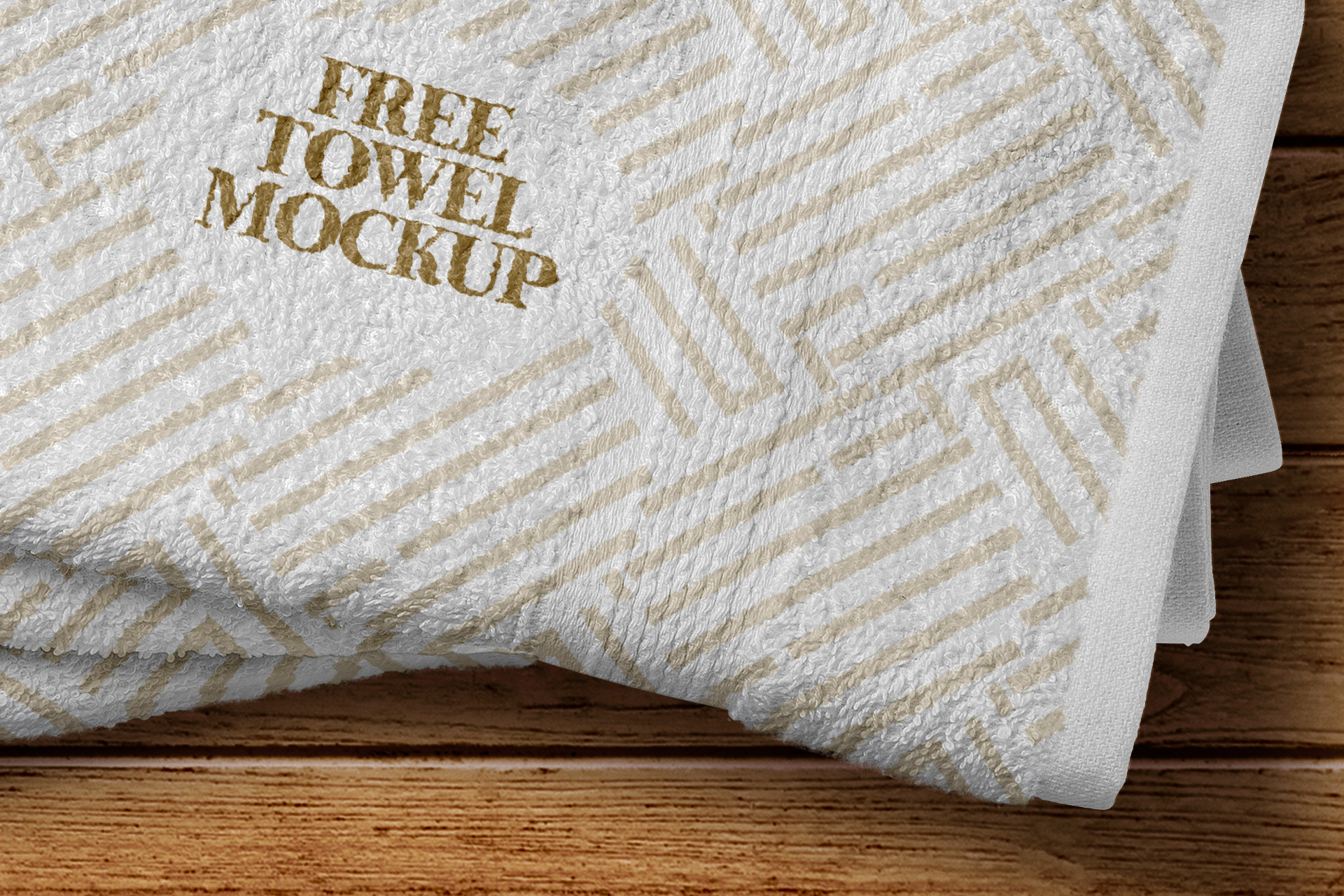 free towel mockup