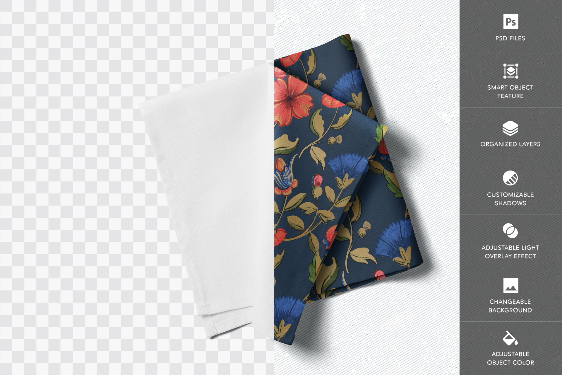 editable textile mockup