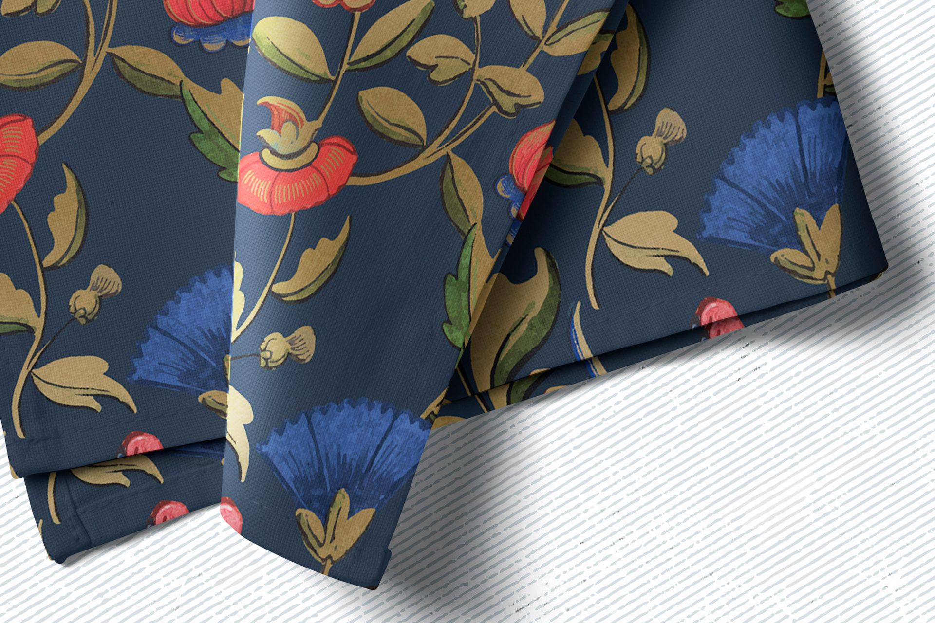 editable textile mockup
