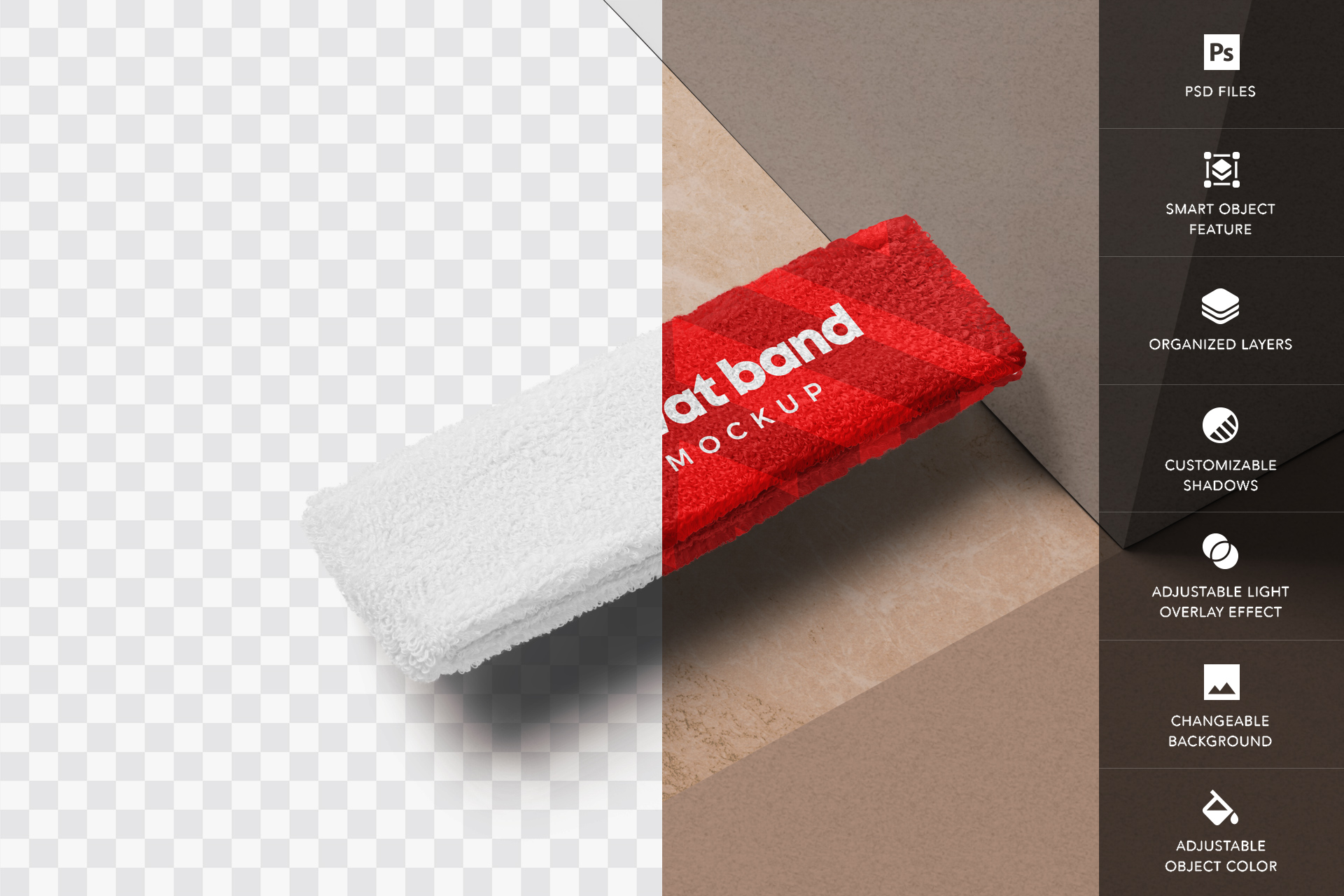 athletic headband PSD