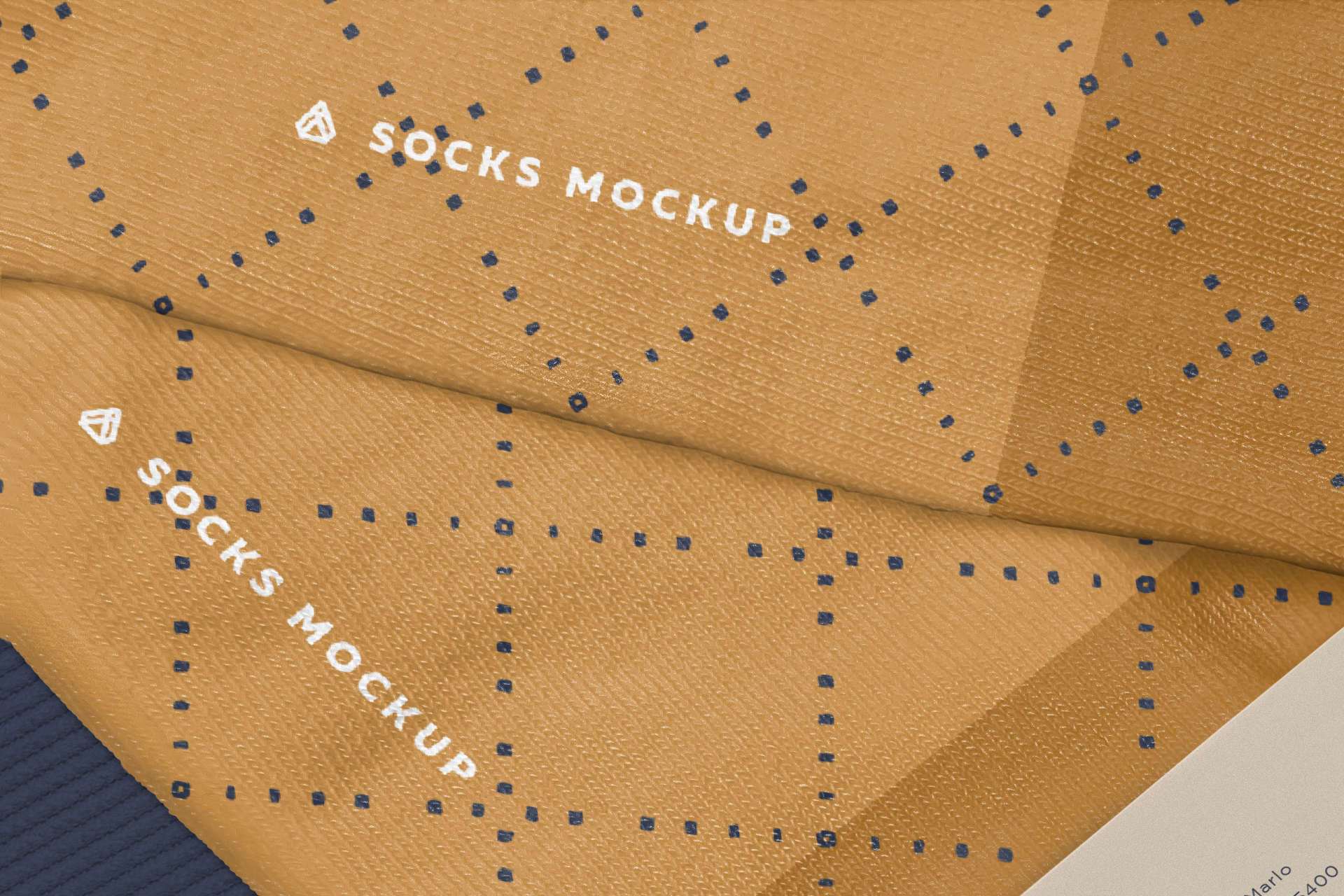 apparel product packaging mock-up