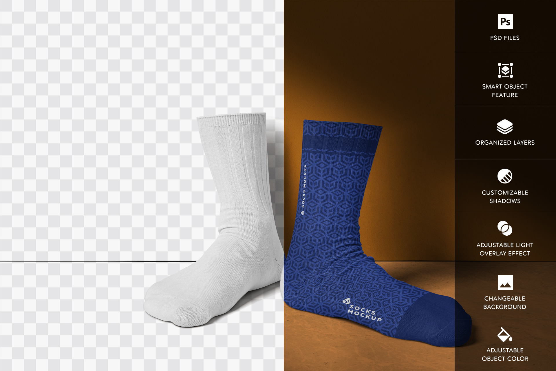 casual socks design