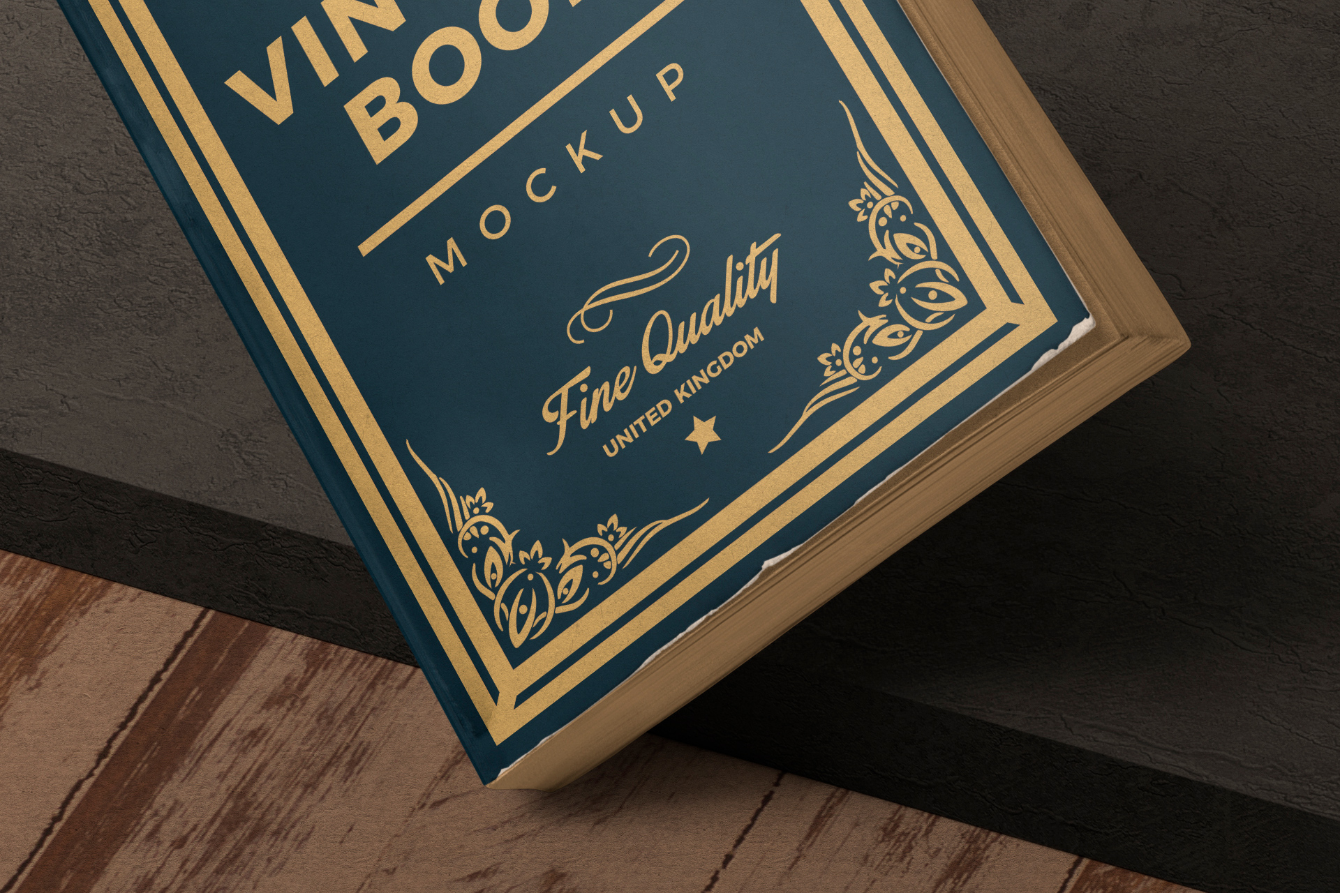 antique book template