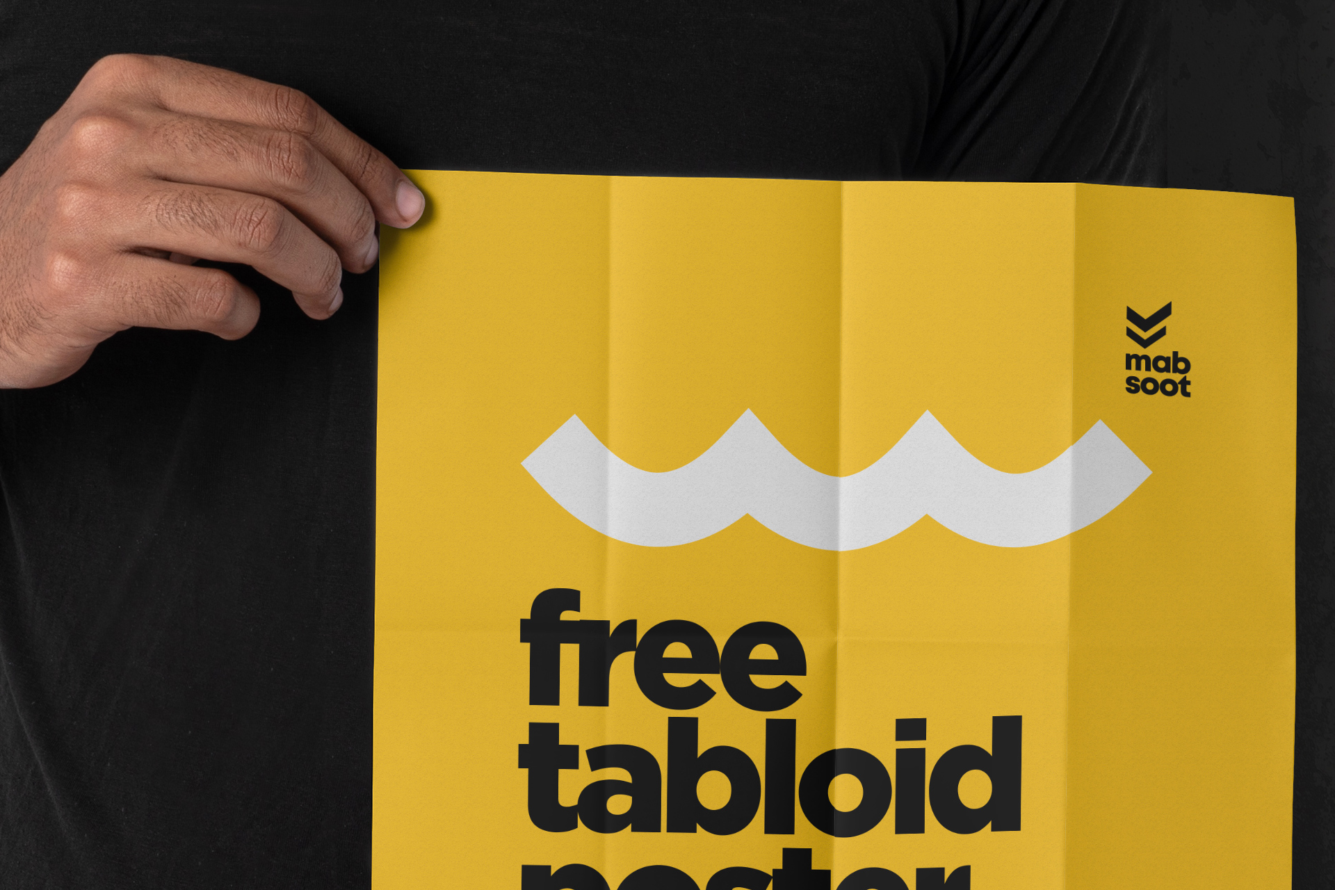 classic tabloid advertising PSD