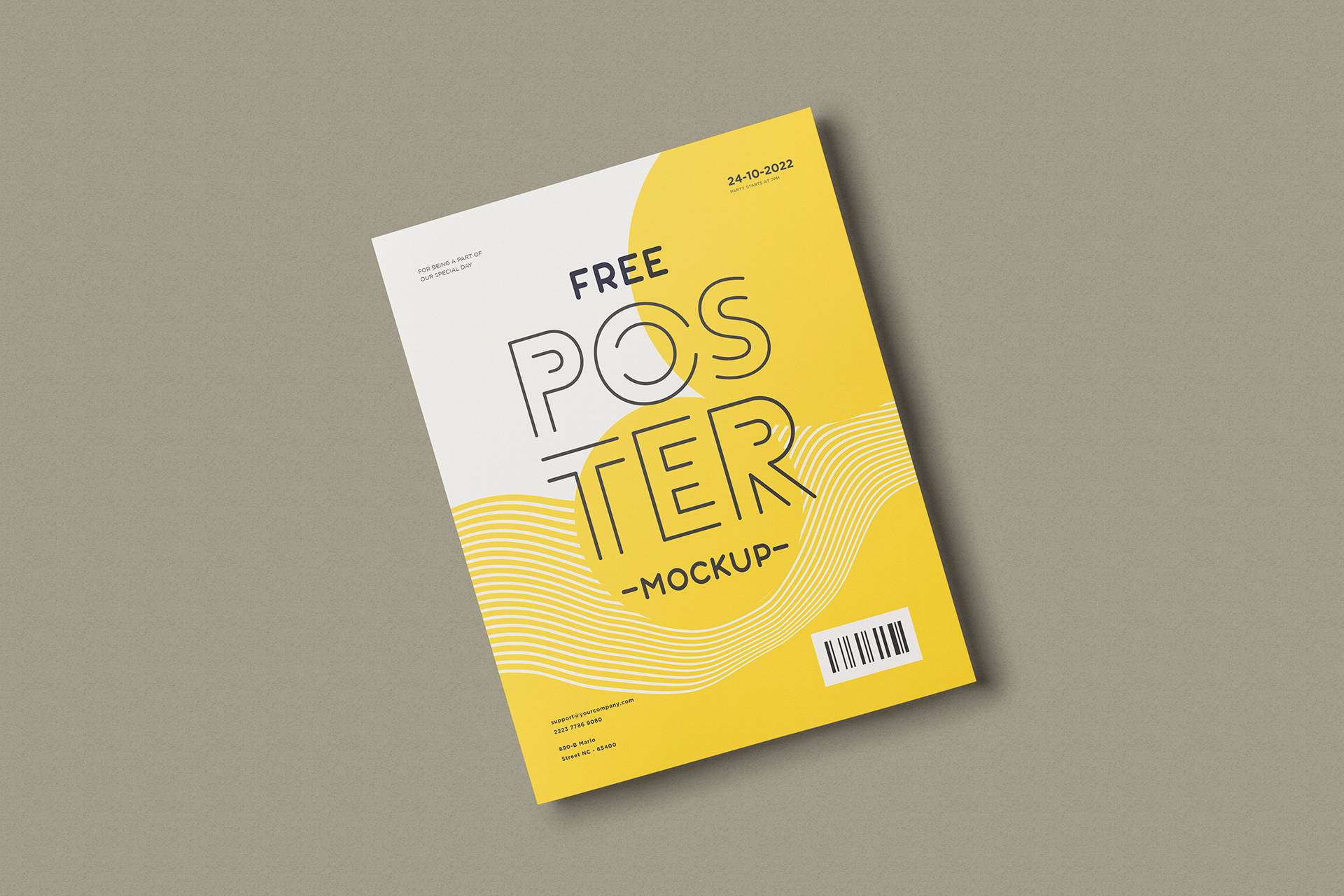 corporate advertising mock-up