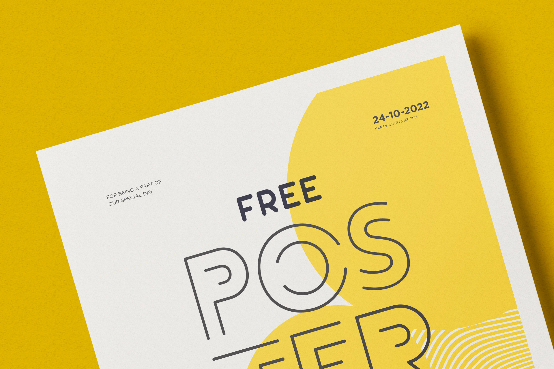 corporate advertising mock-up