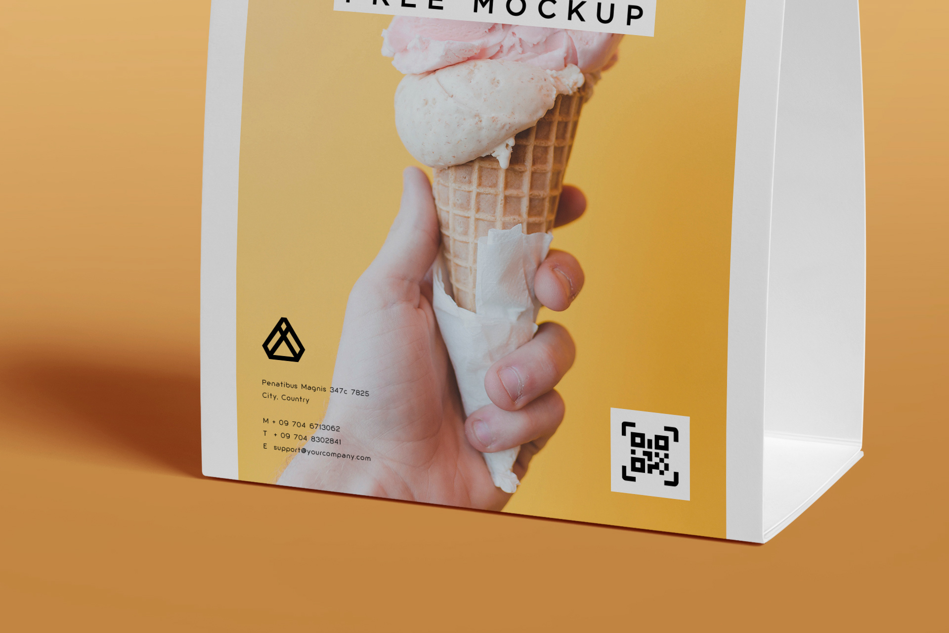 food industry branding mockup