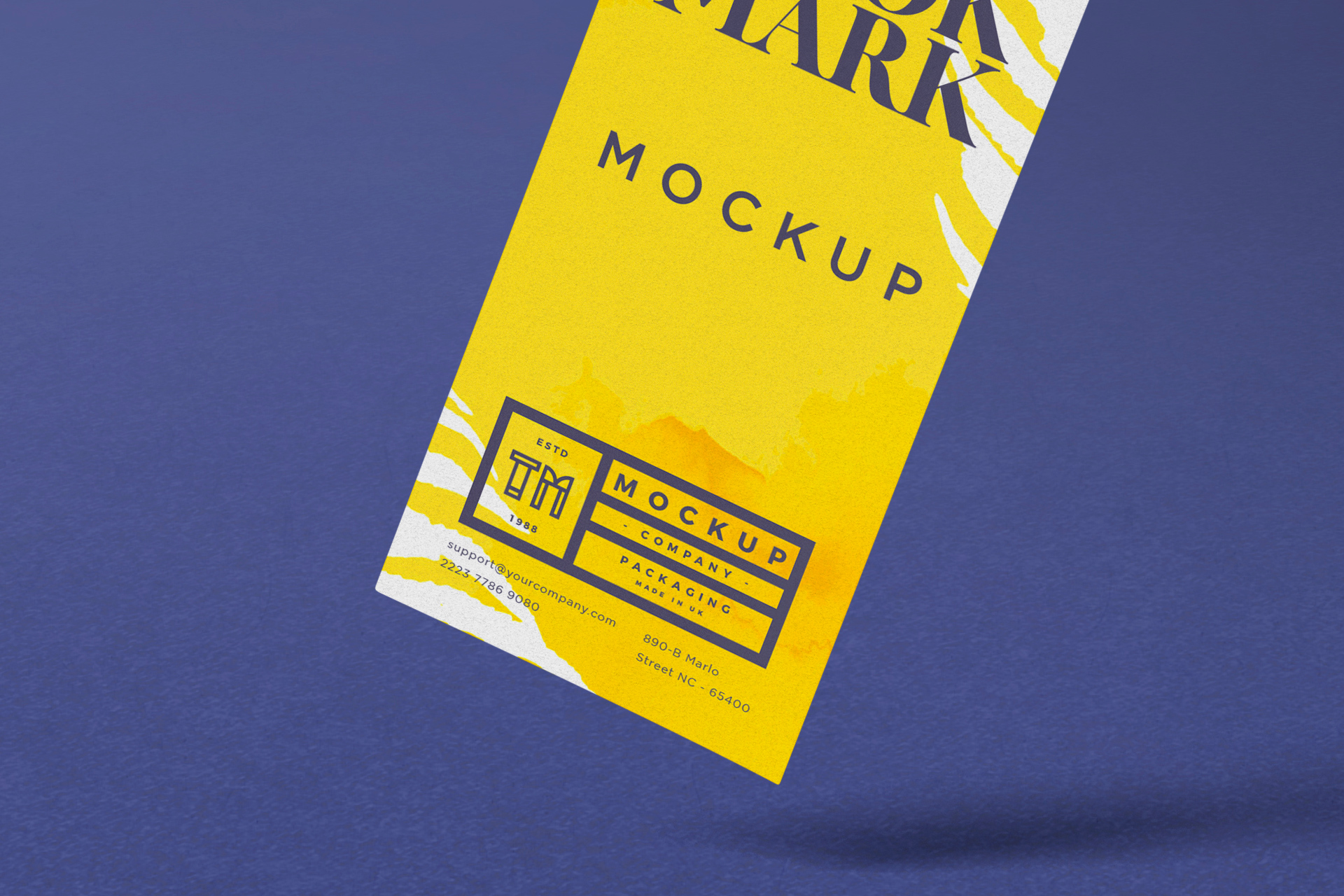 bookmark mockup