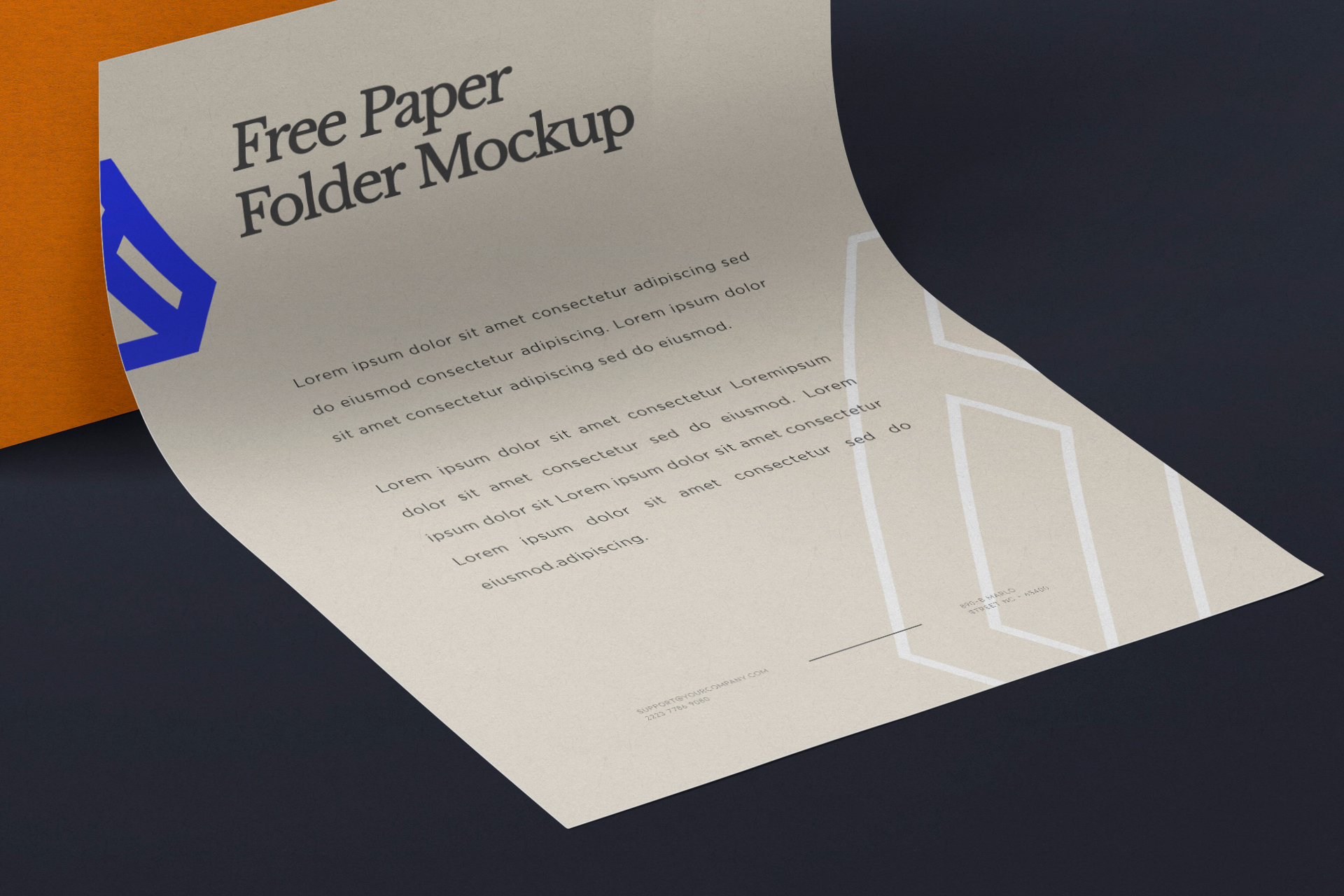 corporate branding mock-up