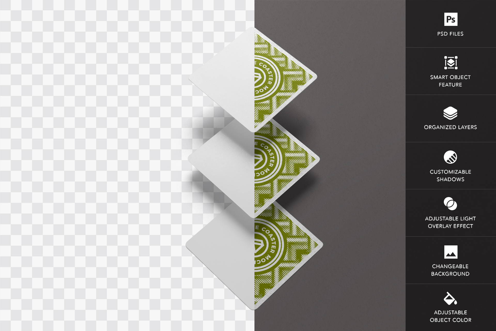 custom bar branding PSD
