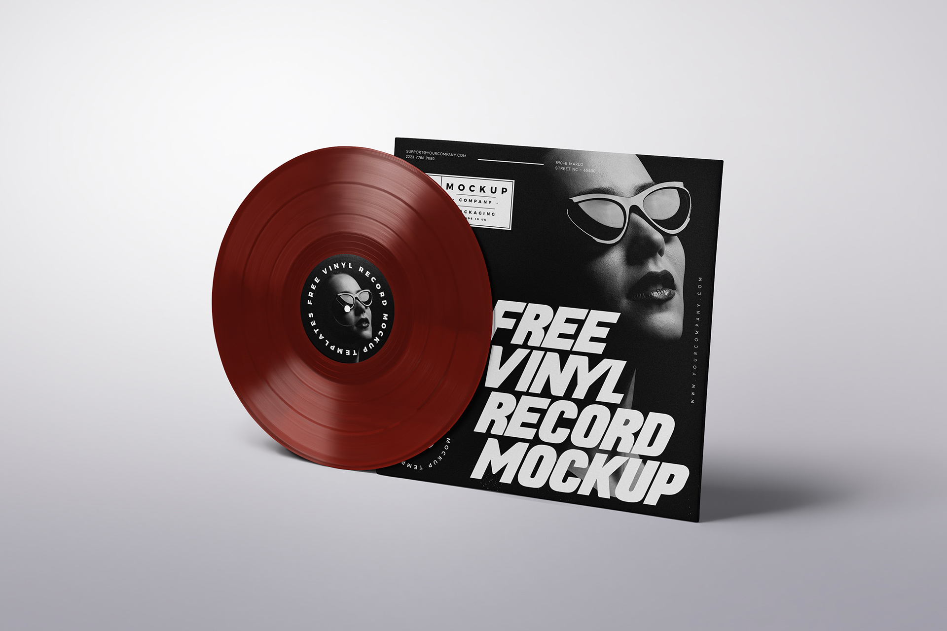 custom album cover mock-up