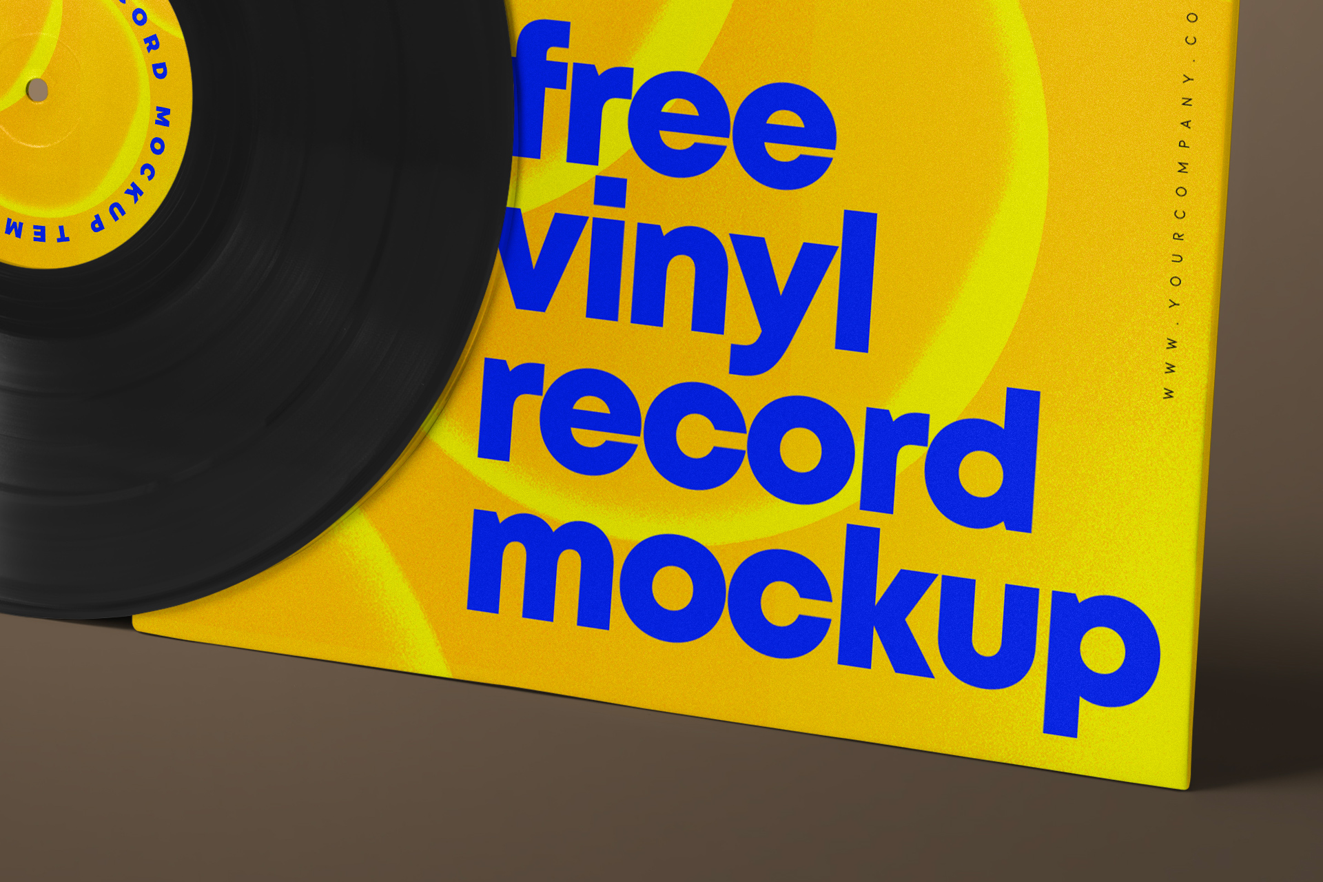 custom album cover mock-up