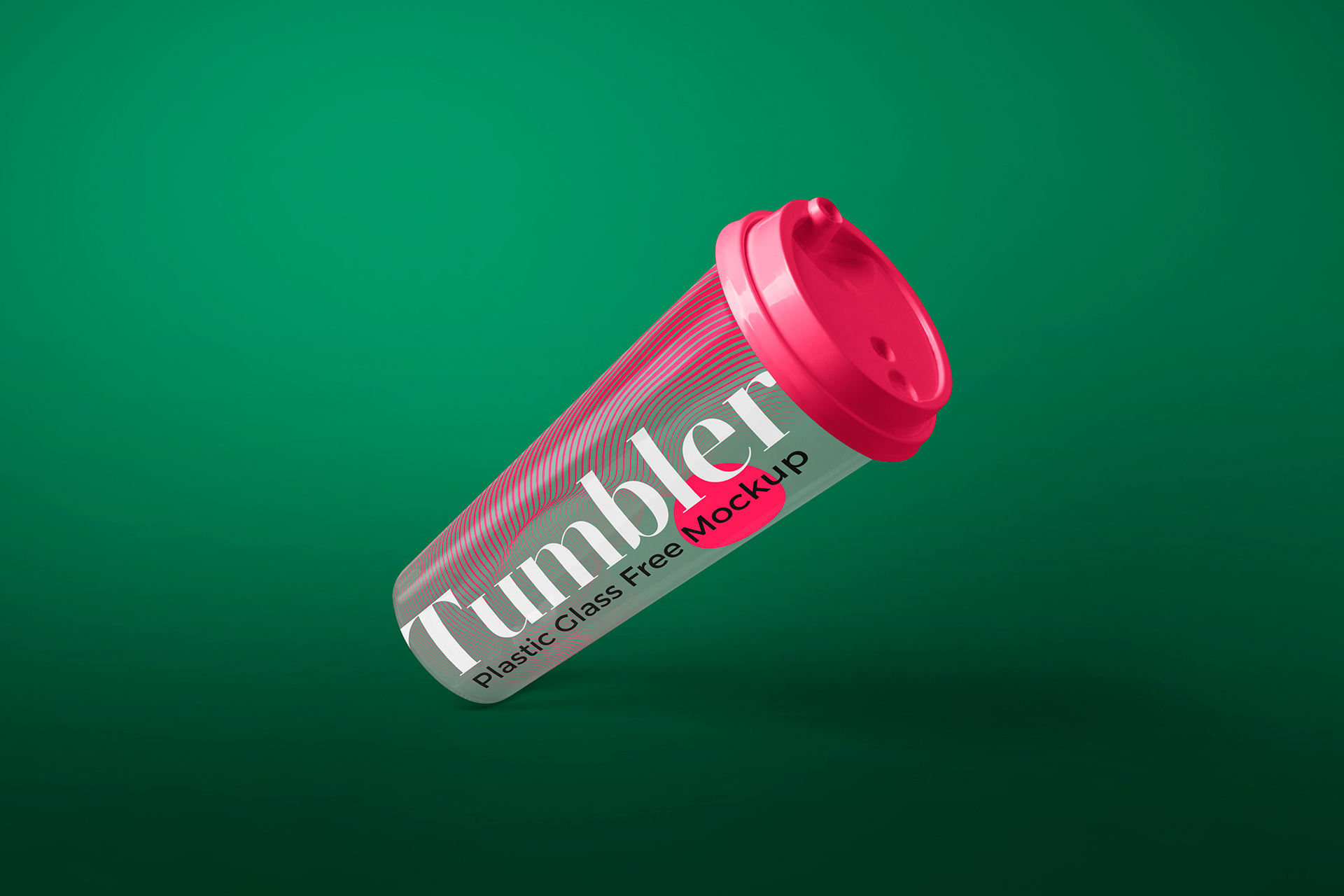 plastic tumbler mockup