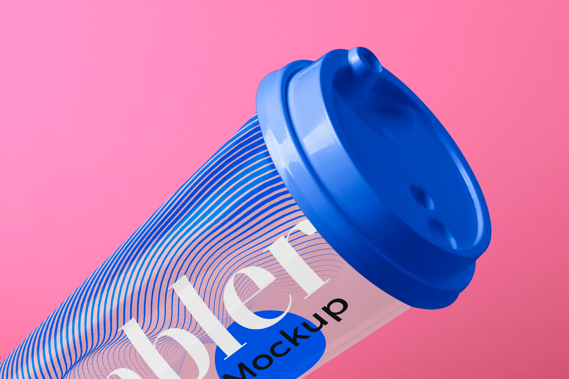 plastic tumbler mockup