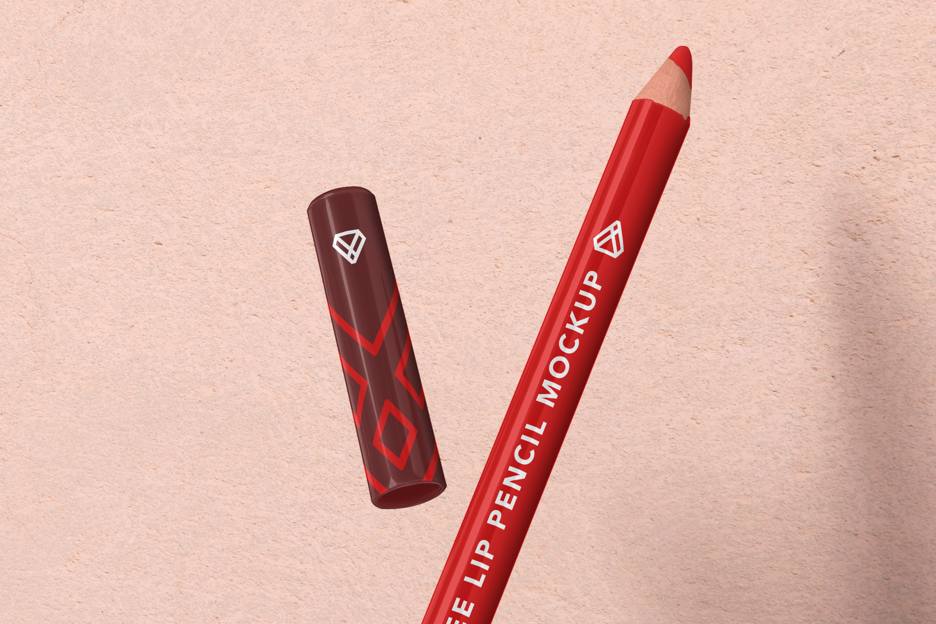 realistic cosmetic mock-up