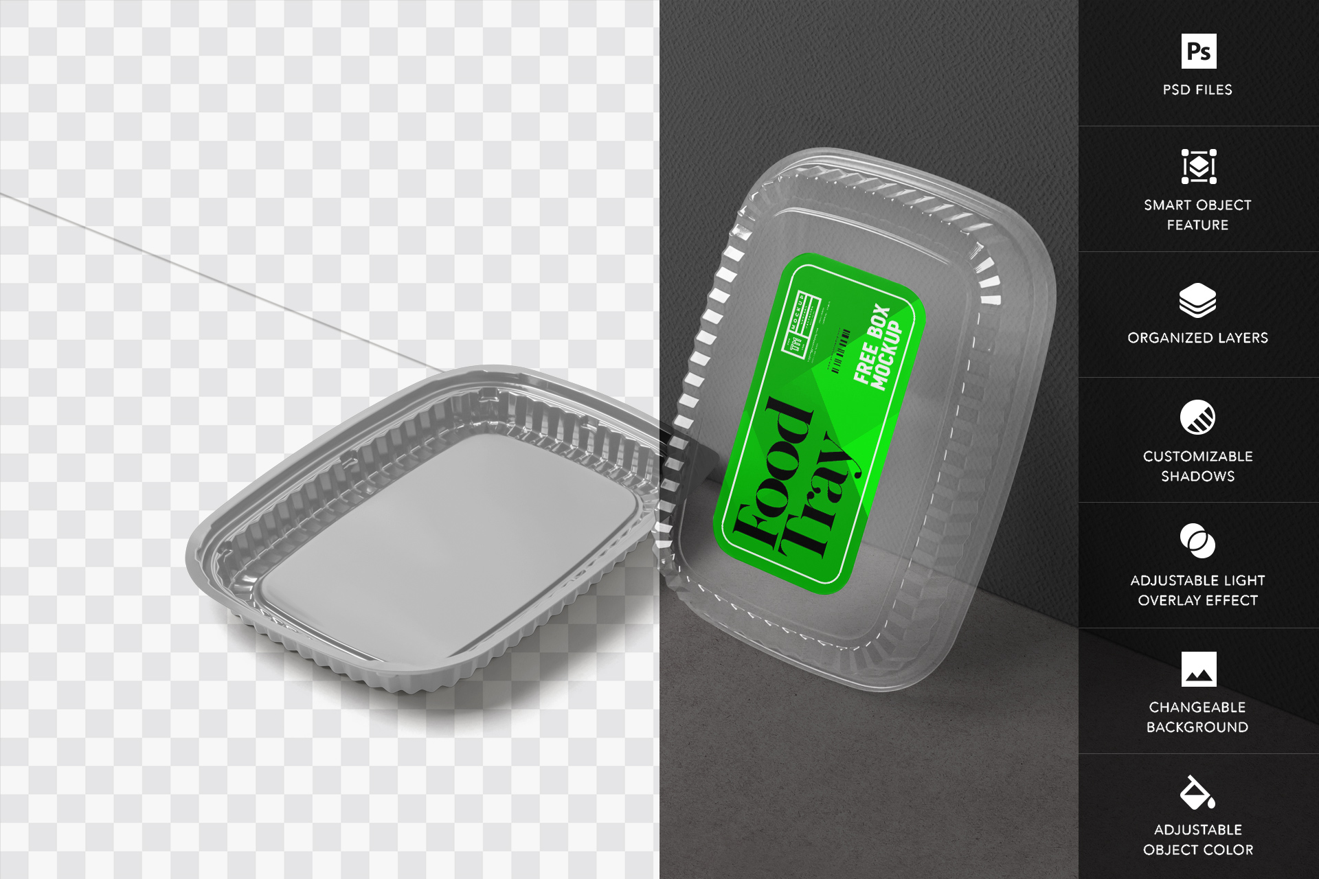 restaurant food branding mock-up