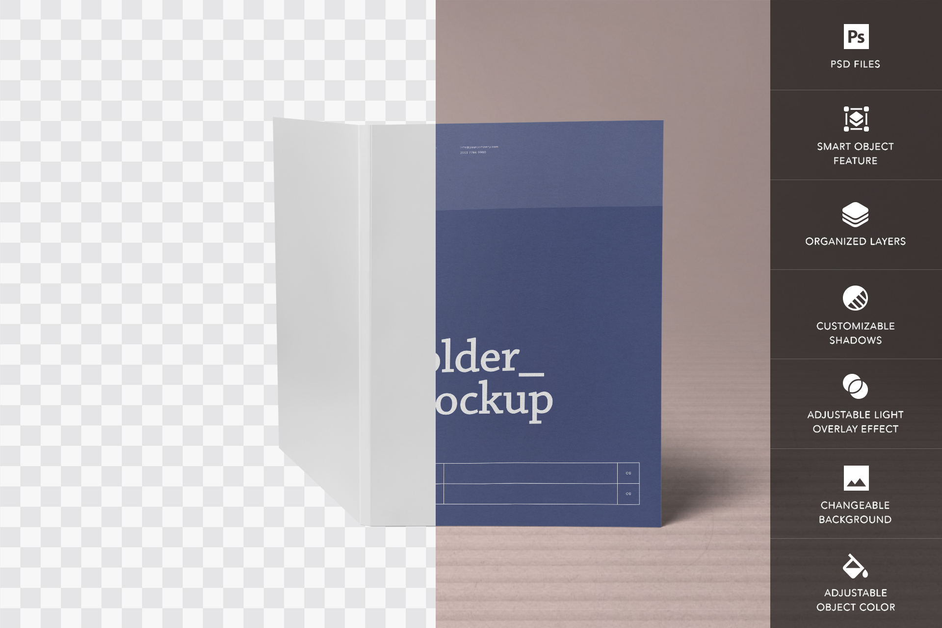branding folder mockup