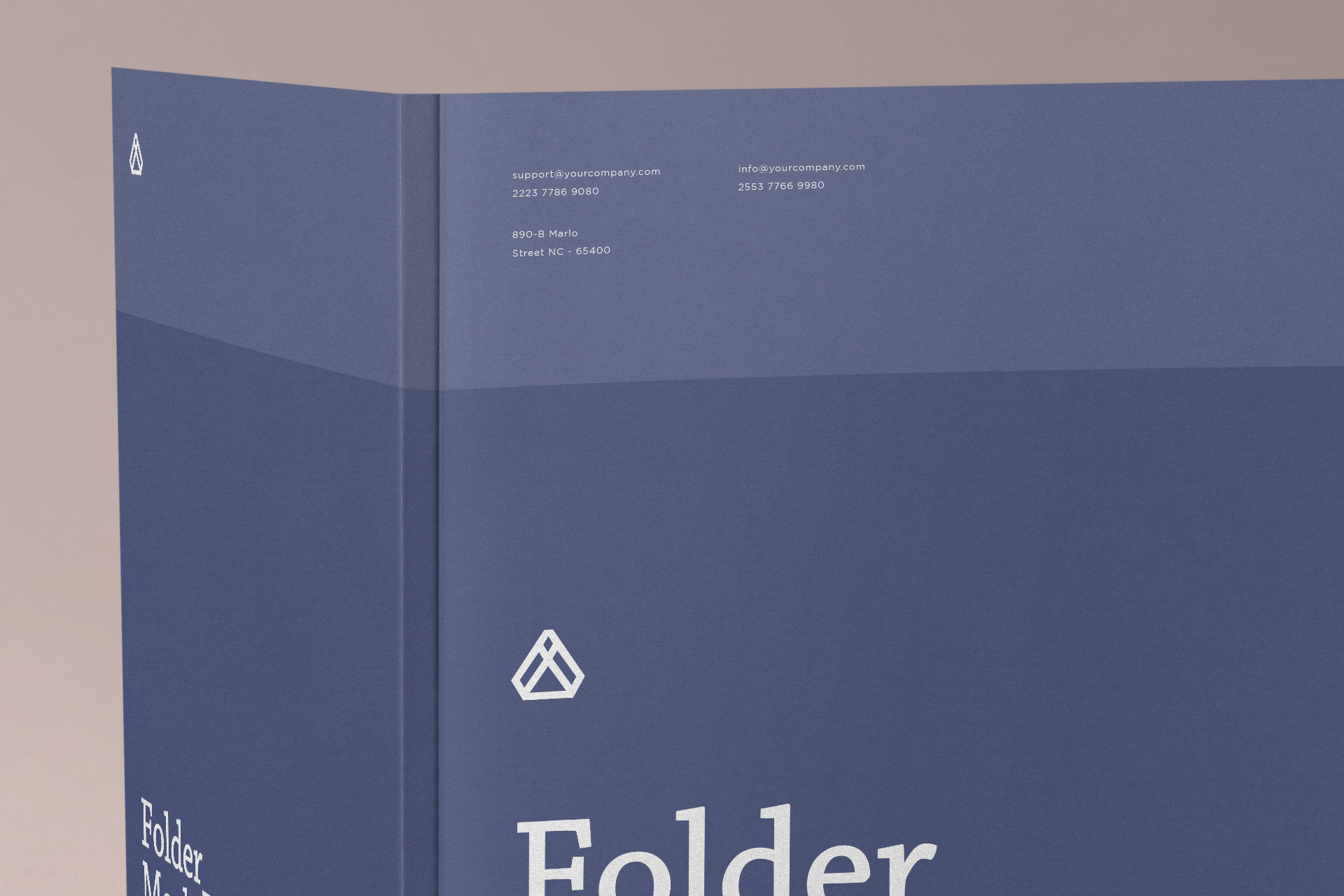 branding folder mockup
