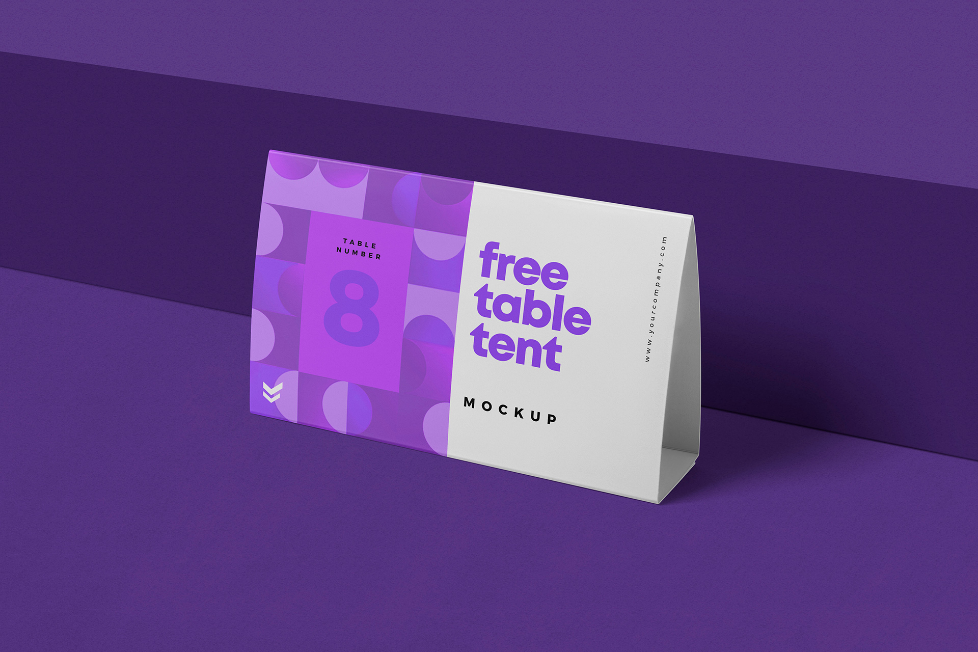 table tent mockup