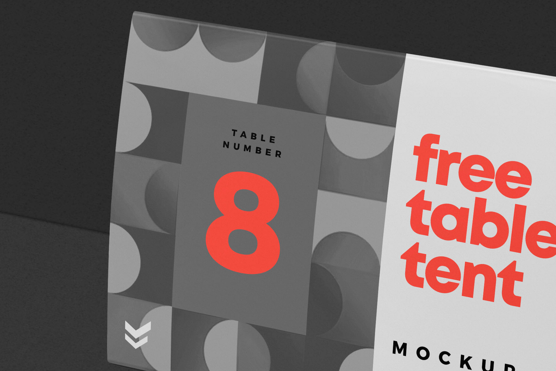table tent mockup
