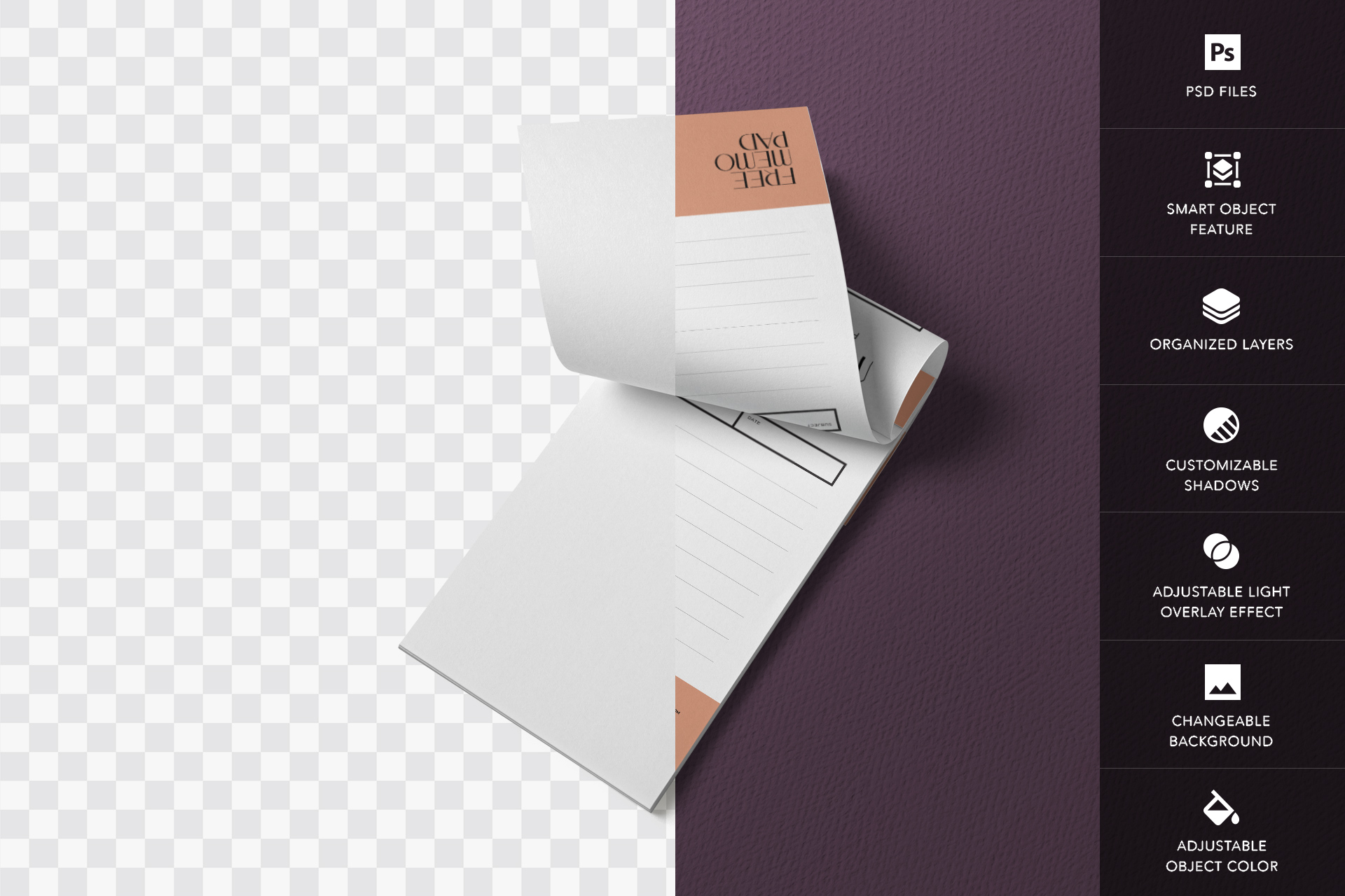 notepad mockup
