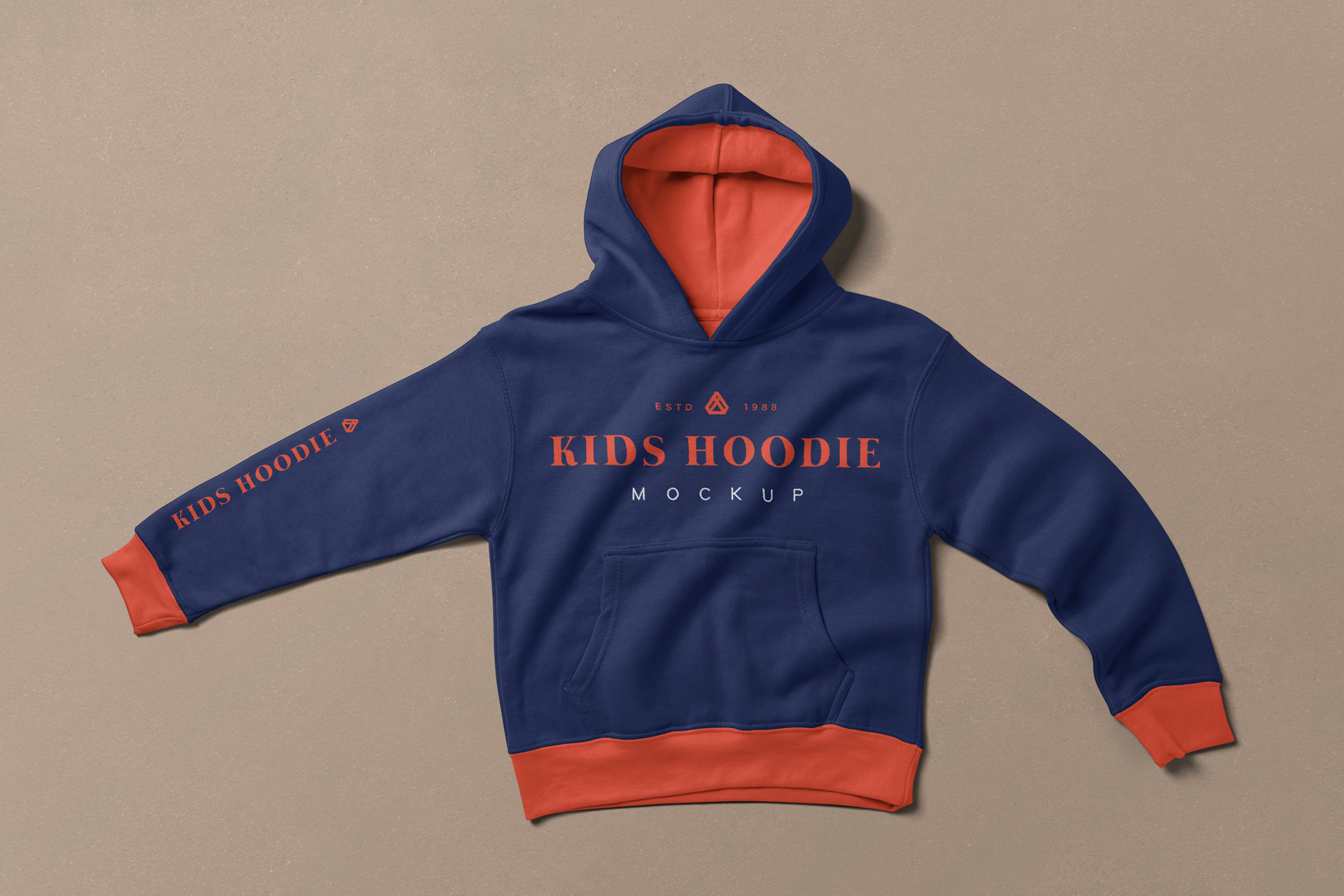 kids hoodie mockup