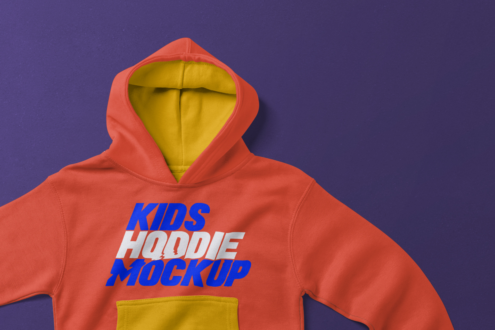 kids hoodie mockup