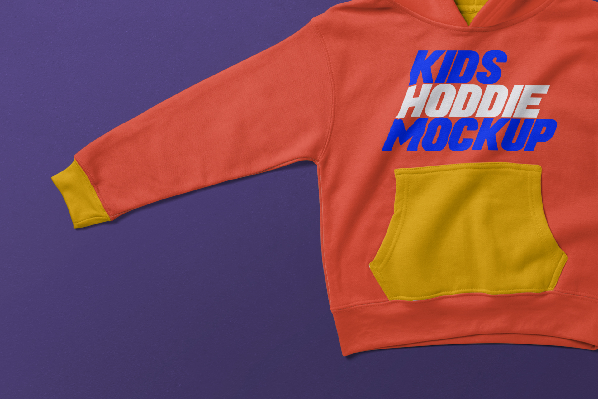 kids hoodie mockup