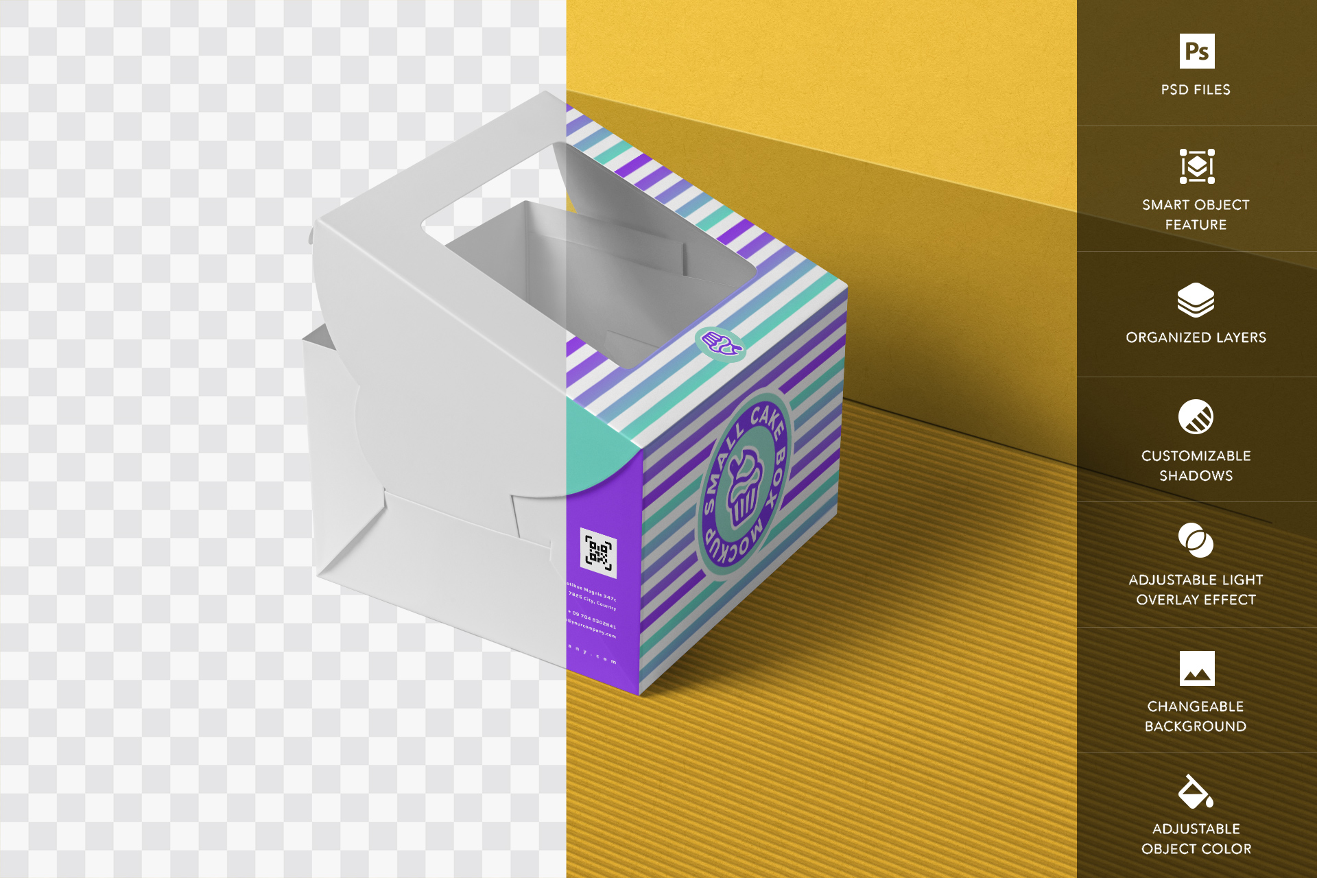 bakery packaging mock-up
