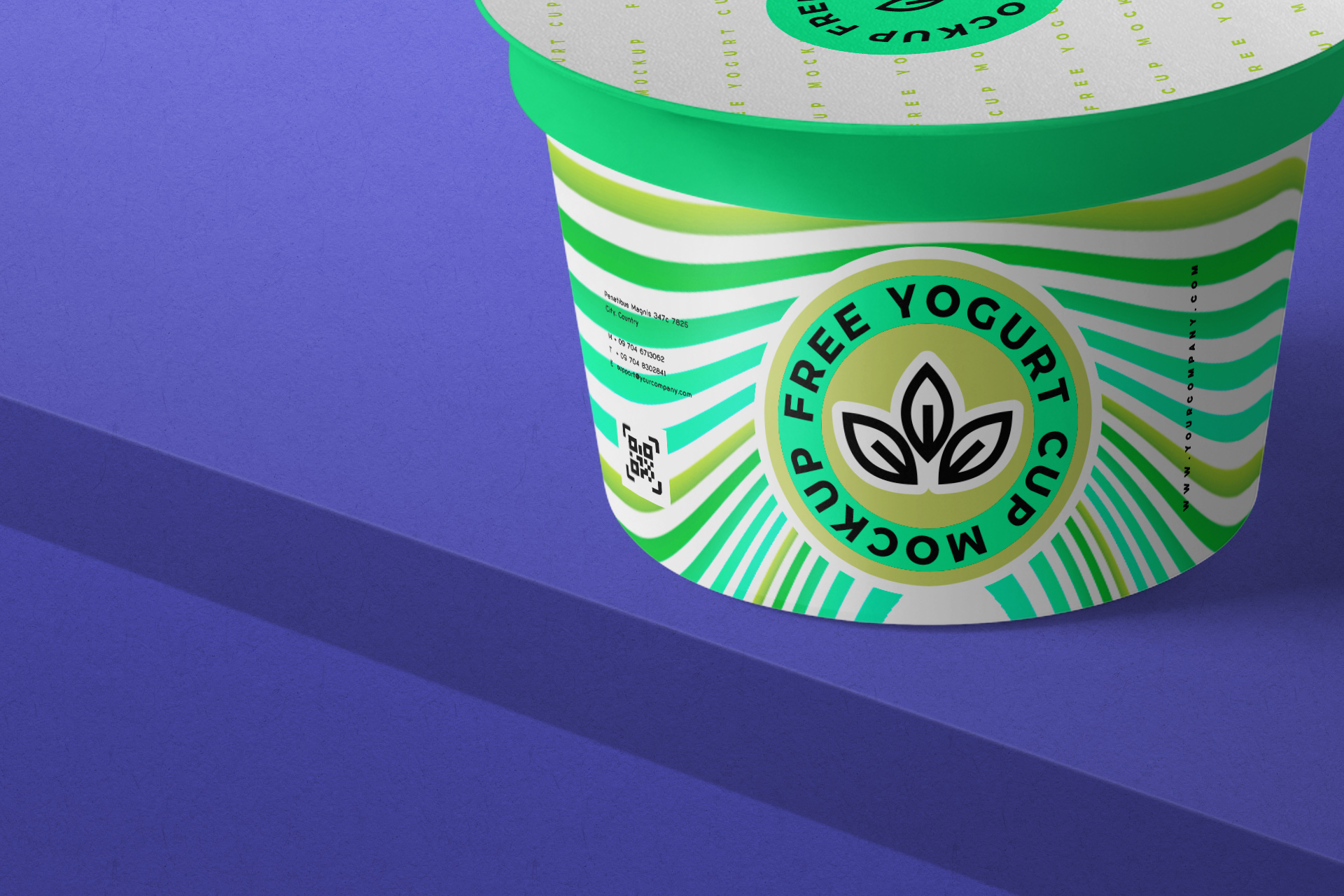 dairy product mock-up