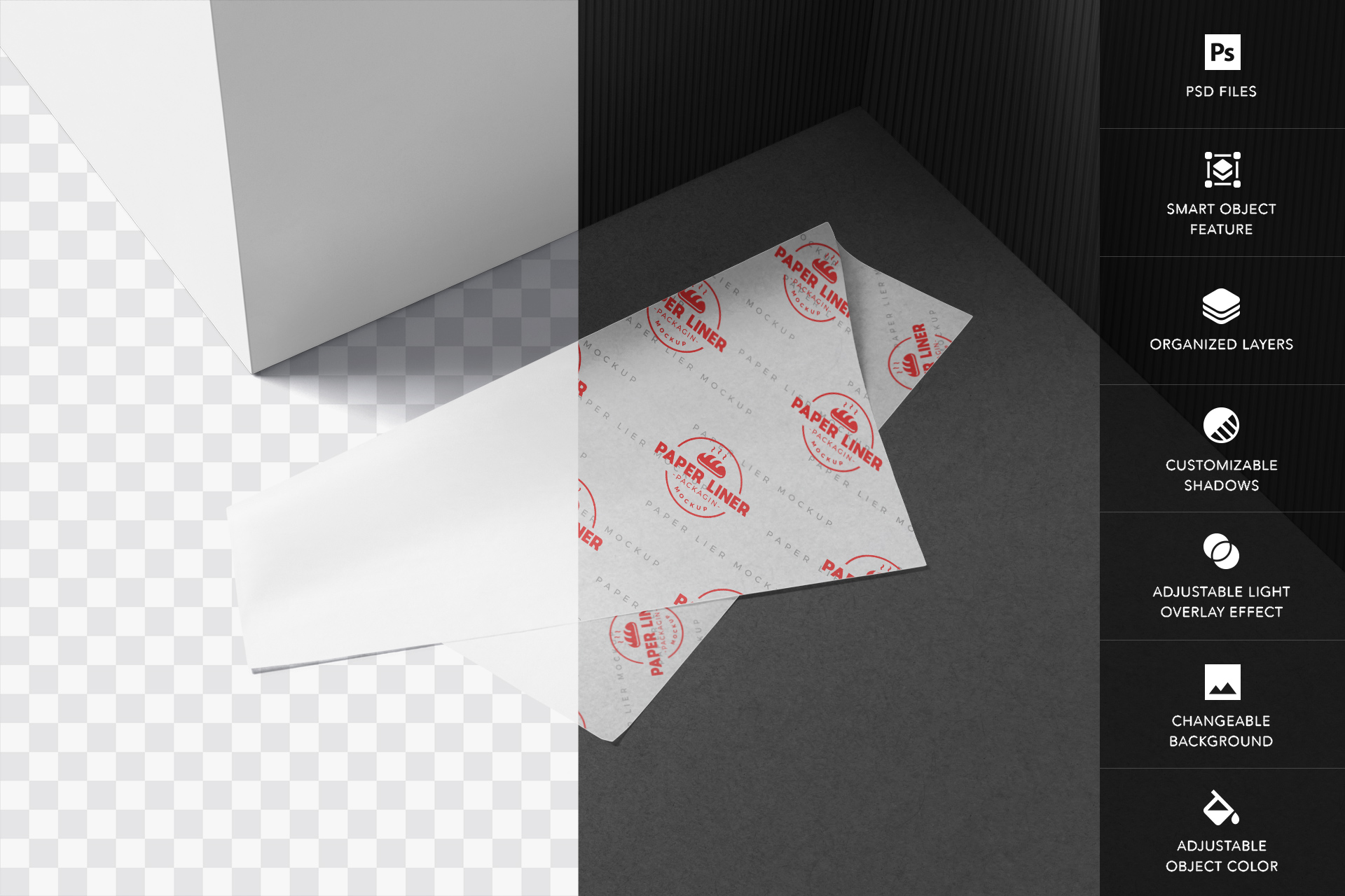 bakery liner mock-up