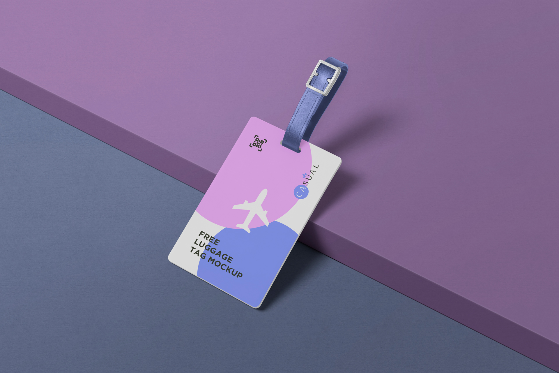 bag tag mock-up