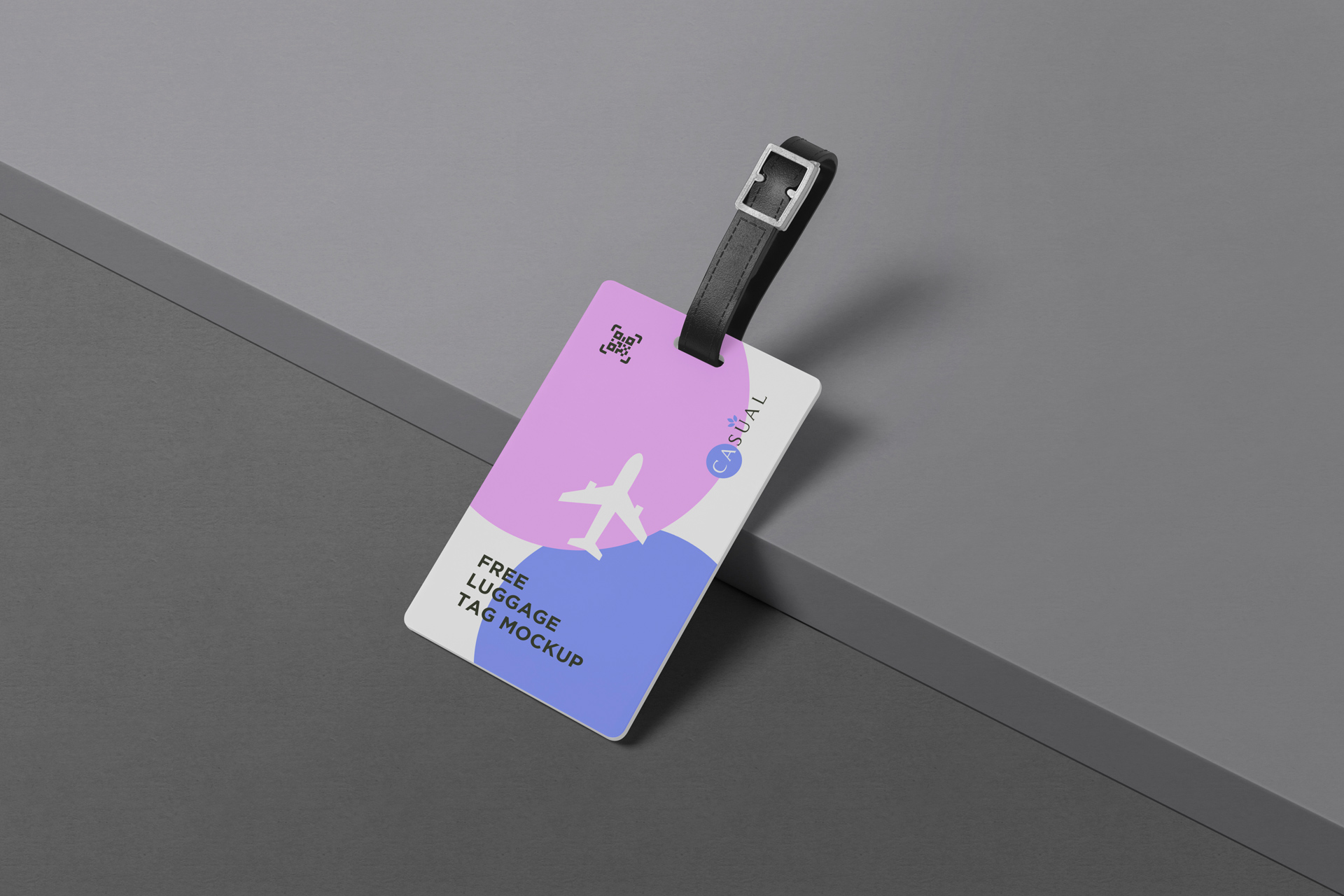 bag tag mock-up