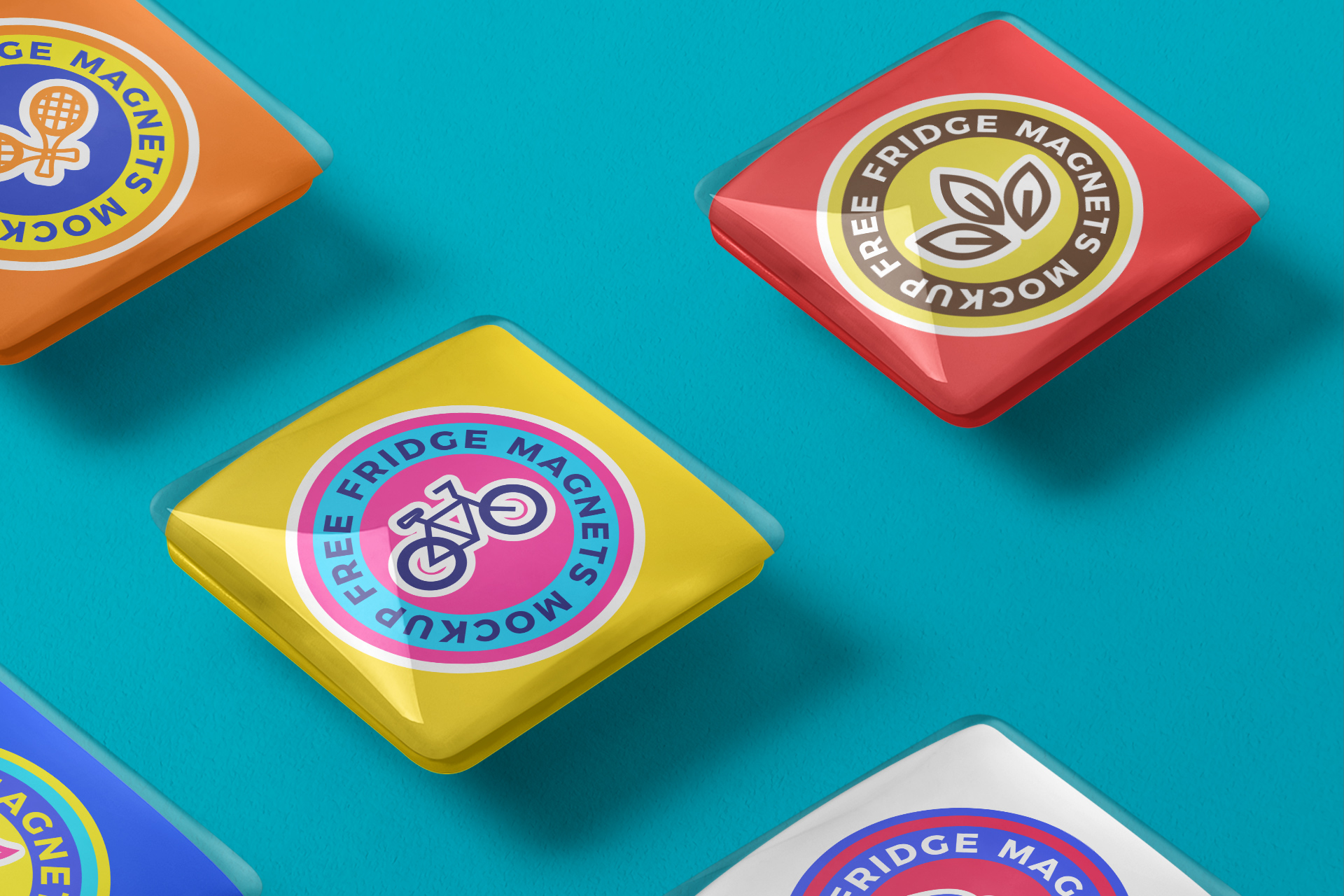 advertising magnet mock-up