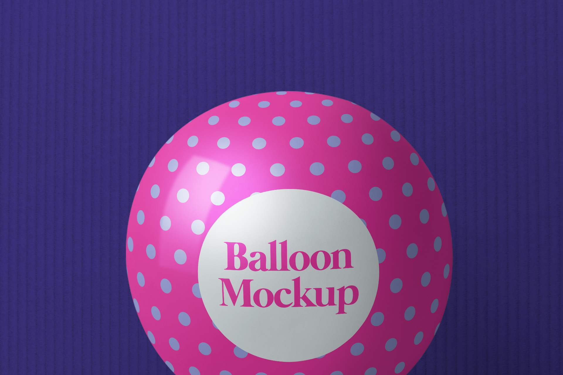 birthday decoration mock-up