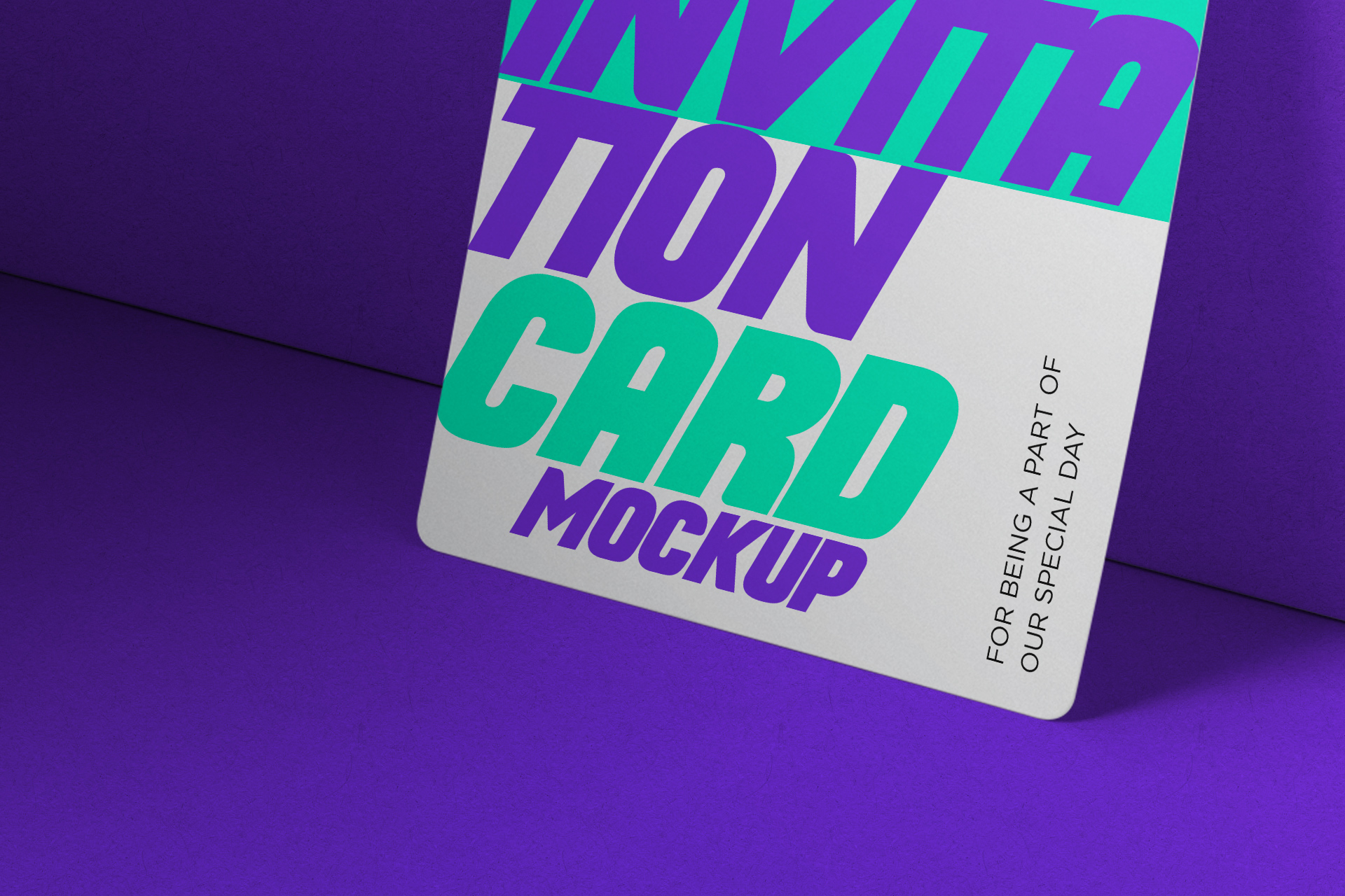 customizable invitation mockup