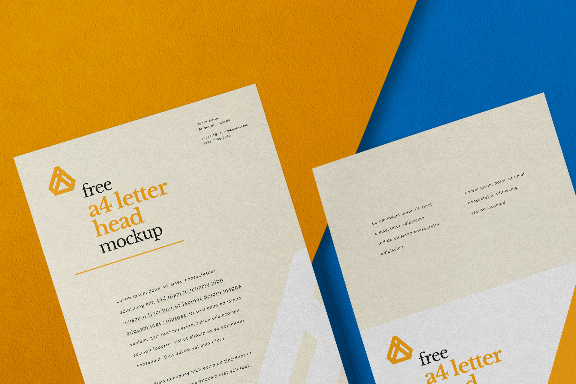 A4 size mockup