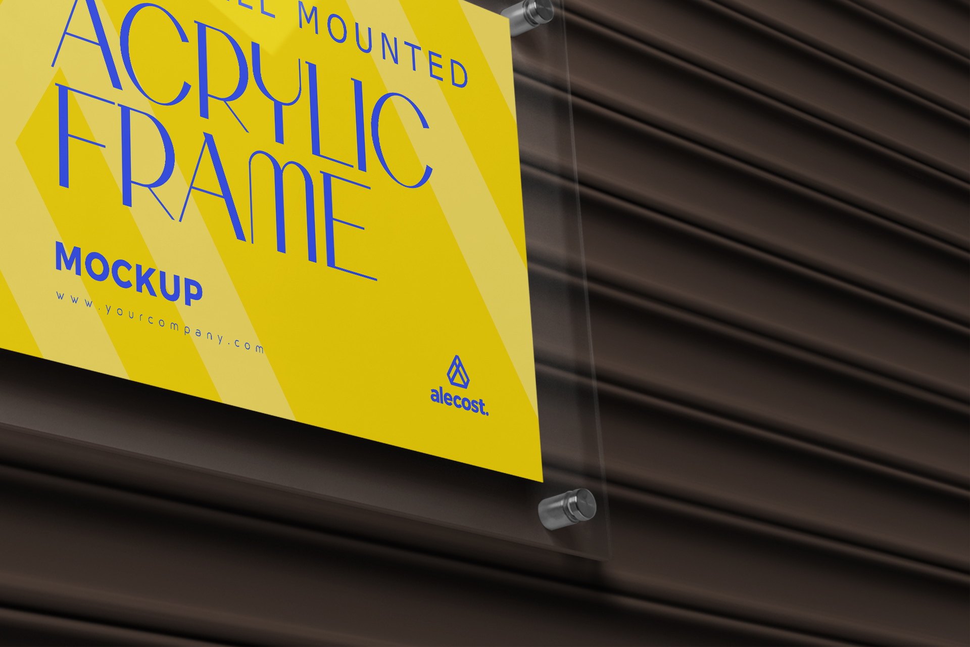 acrylic frame mockup