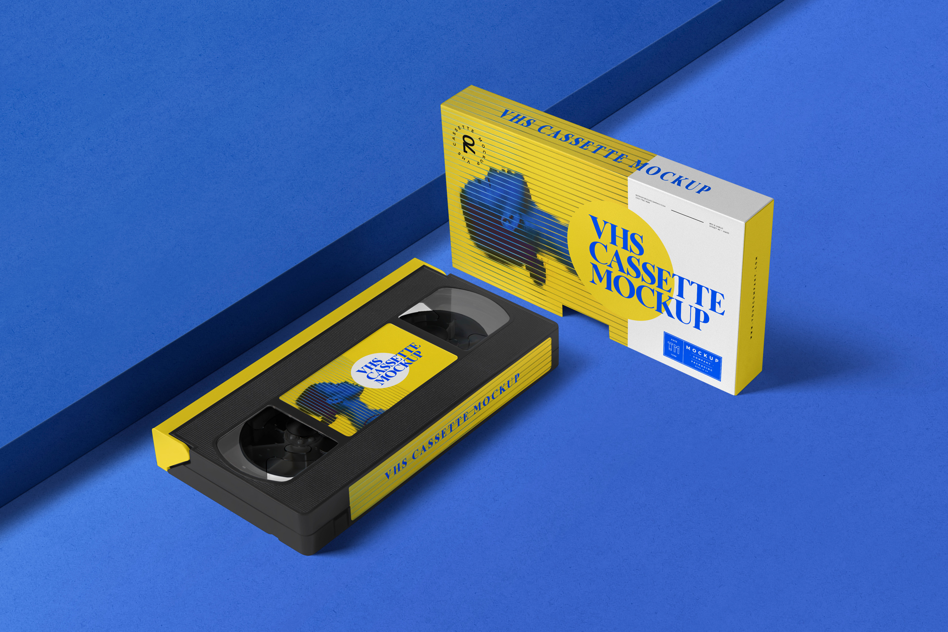 high-resolution VHS mockup